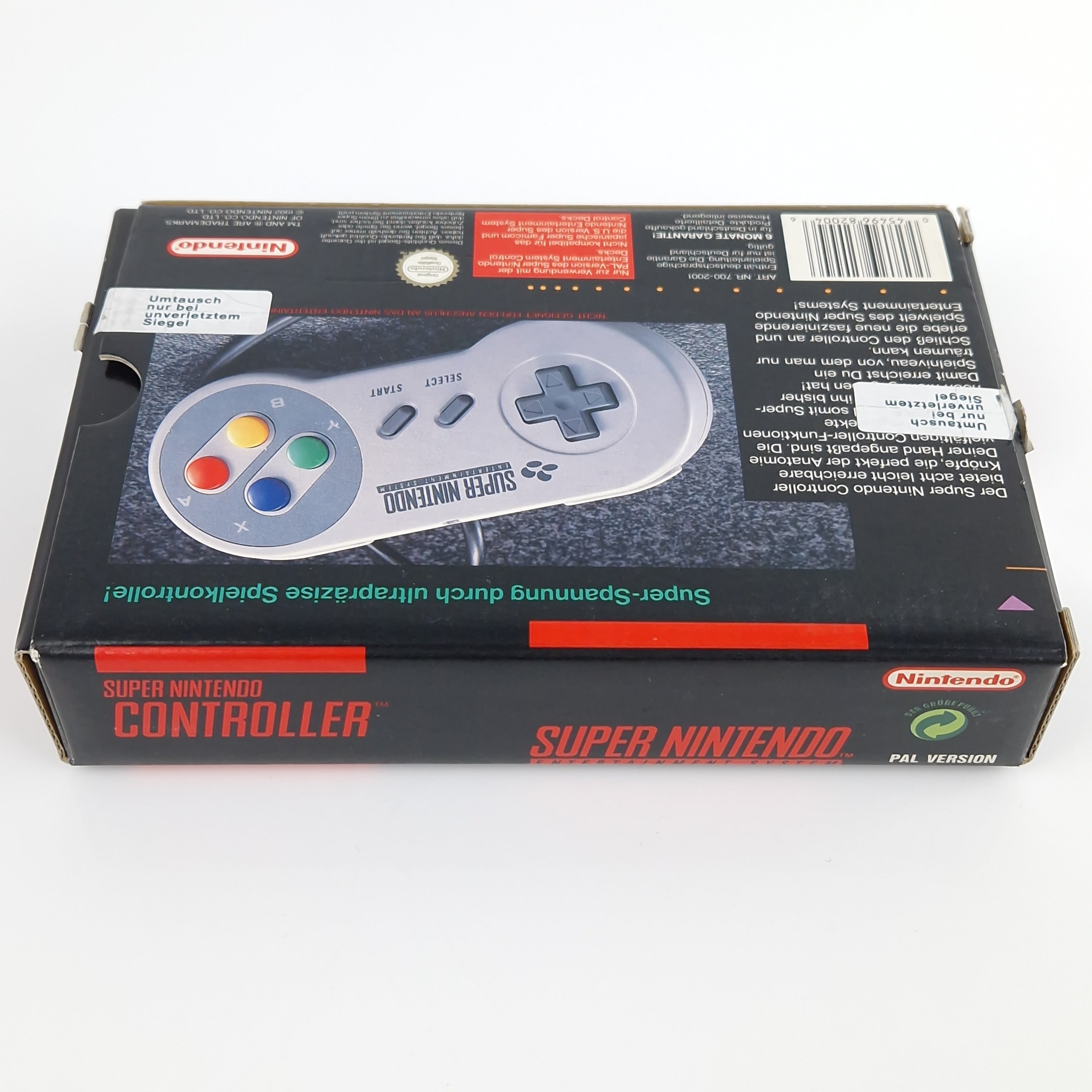 Super Nintendo Zubehör – SNES Controller Gamepad OVP PAL