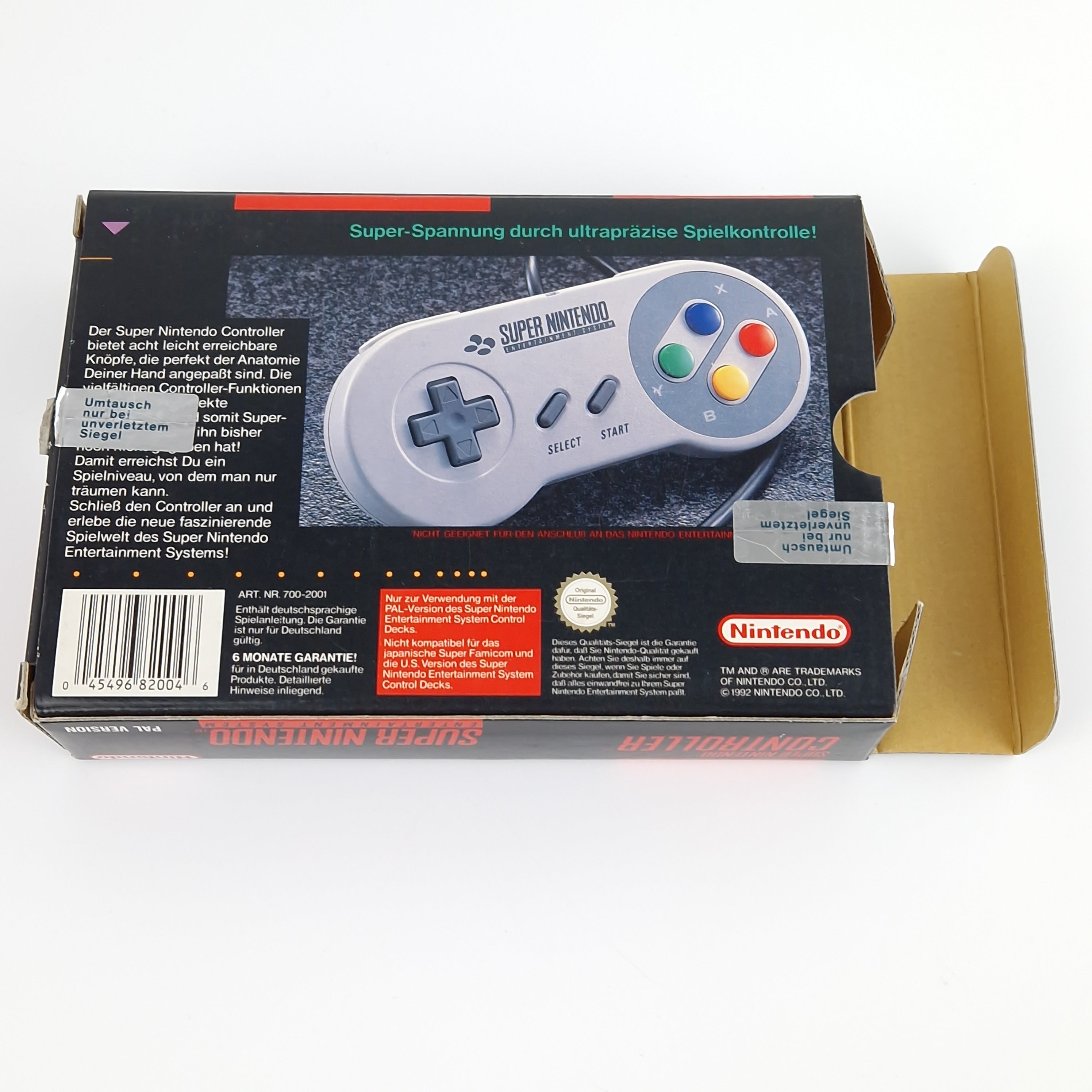 Super Nintendo Zubehör – SNES Controller Gamepad OVP PAL