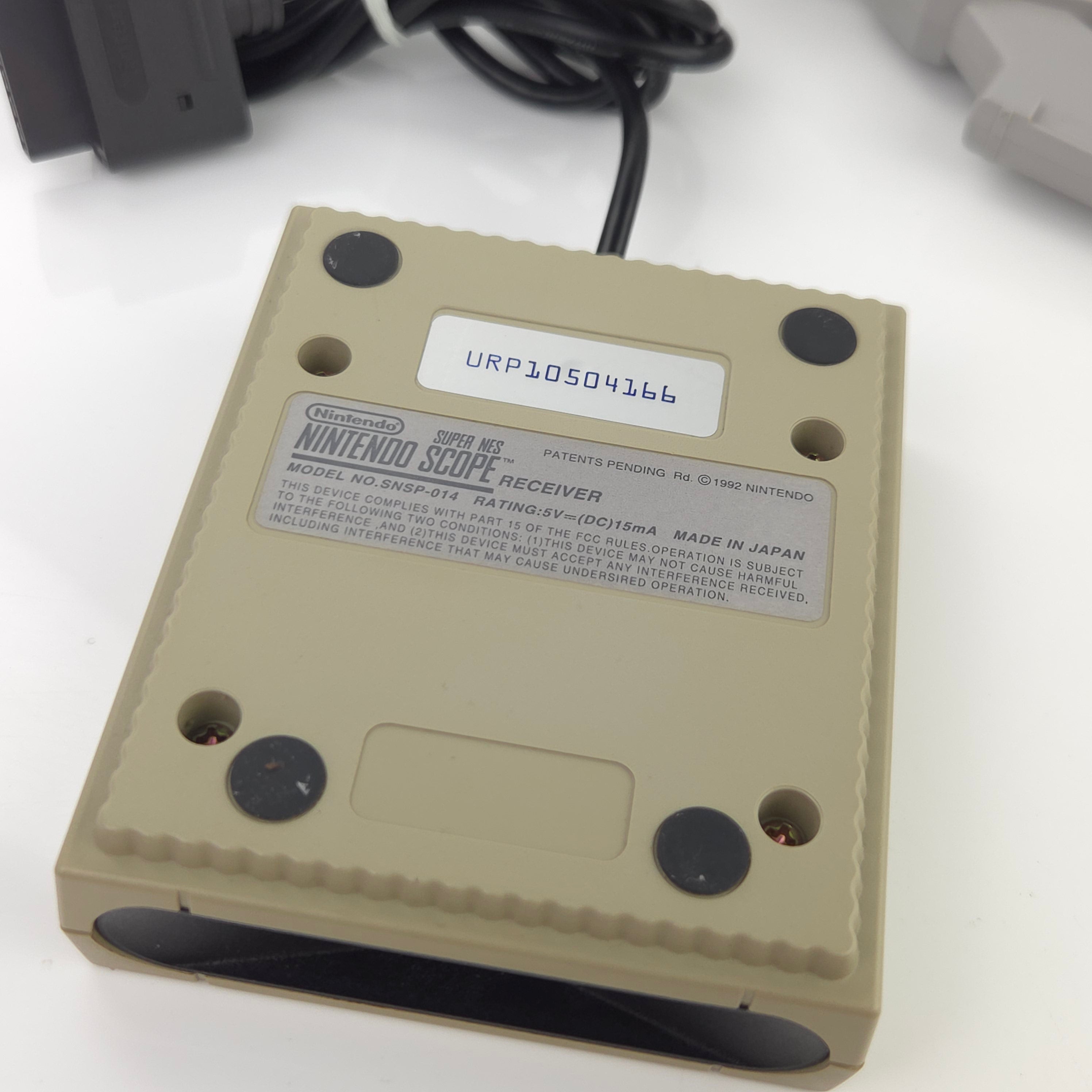 Super Nintendo Zubehör SNES Scope Set mit Spiel PAL