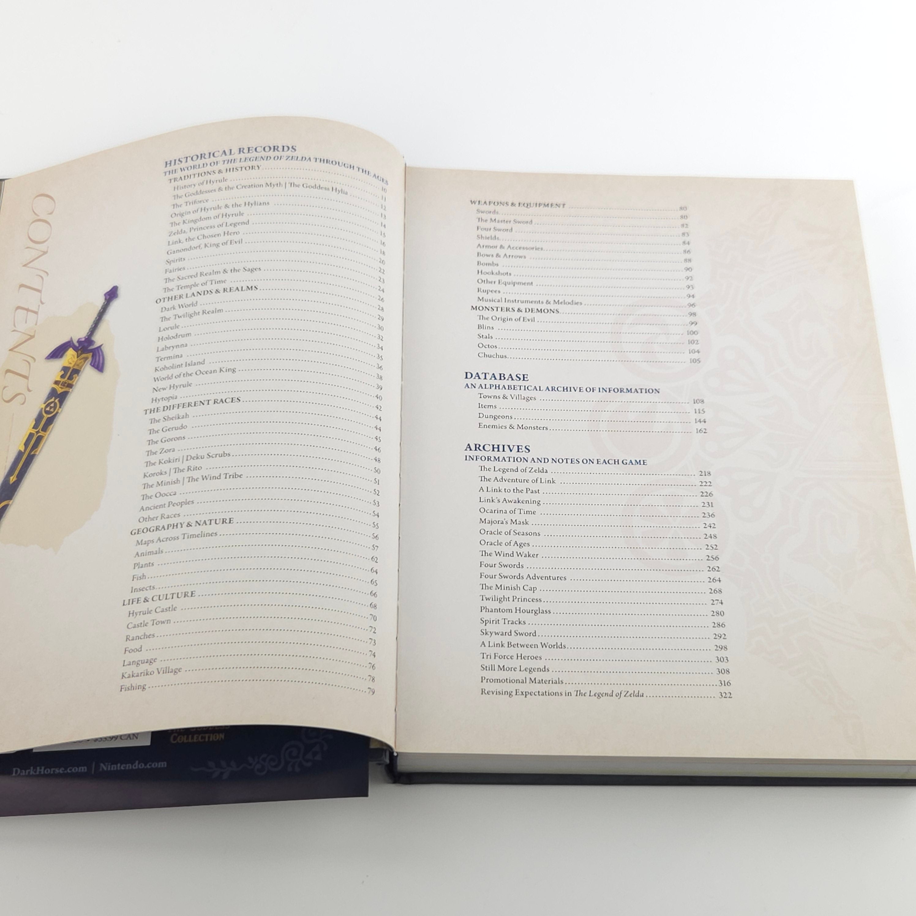 The Legend of Zelda Encyclopedia Goddess Collection Buch