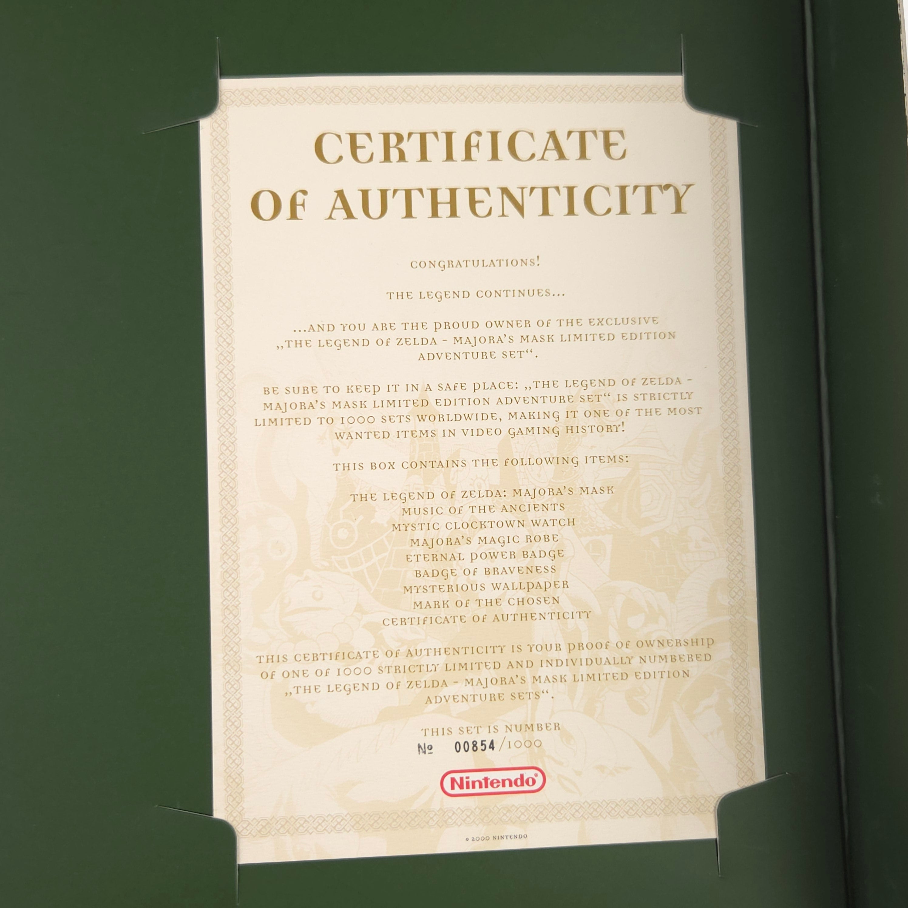 Nintendo 64 Spiel – The Legend of Zelda Majoras Mask Set