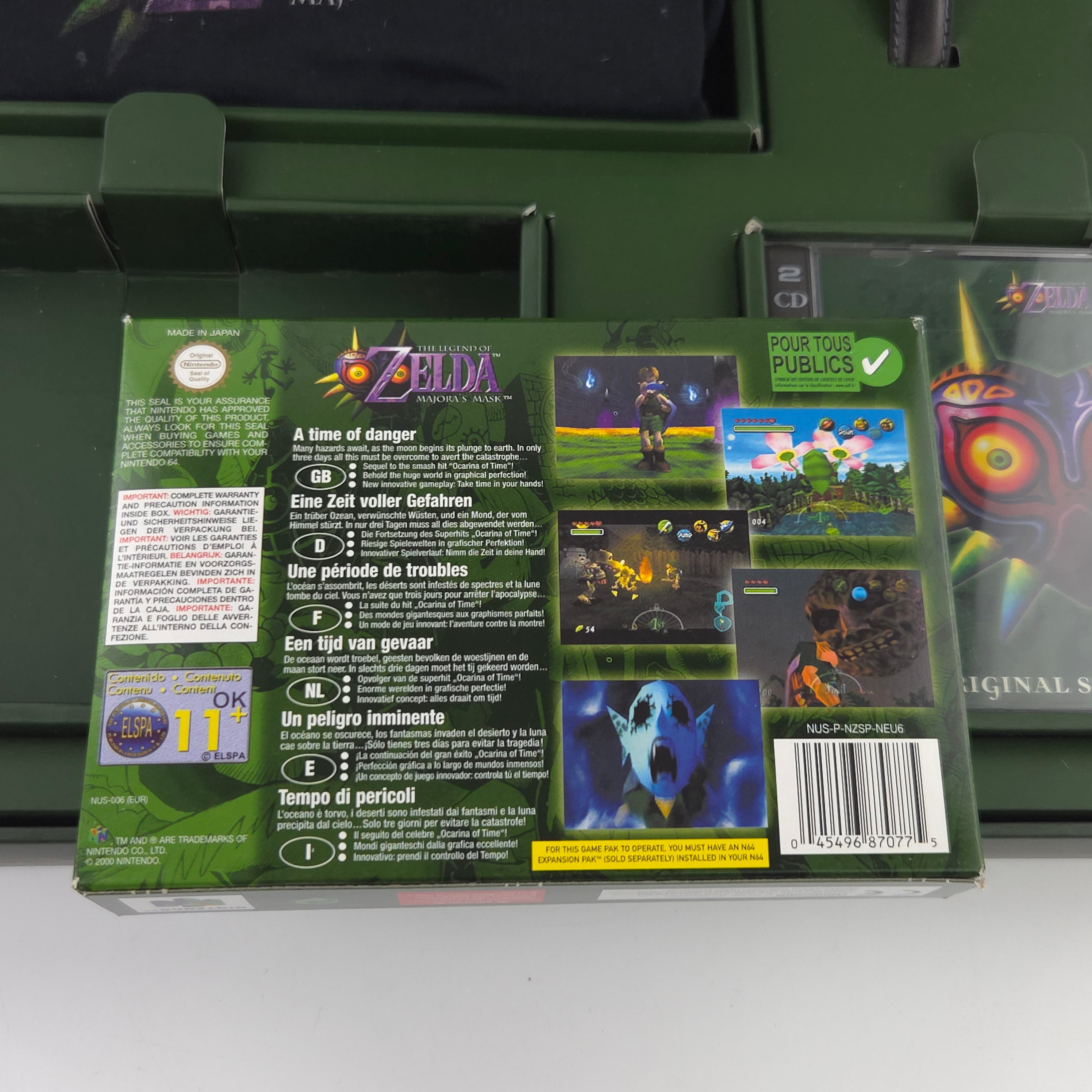 Nintendo 64 Spiel – The Legend of Zelda Majoras Mask Set