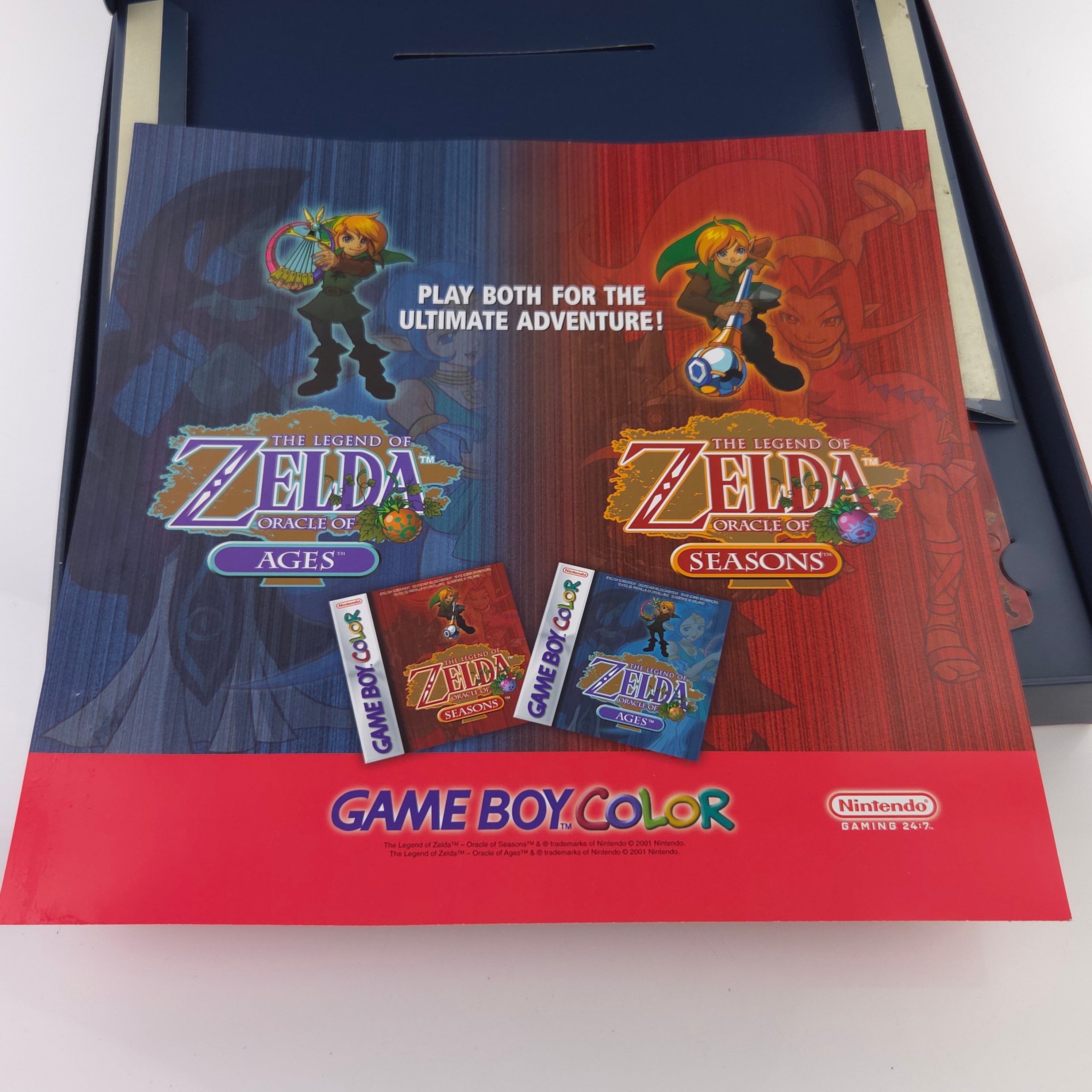 Gameboy Color Spiel – Zelda Oracle of Ages & Seasons Limited Edition