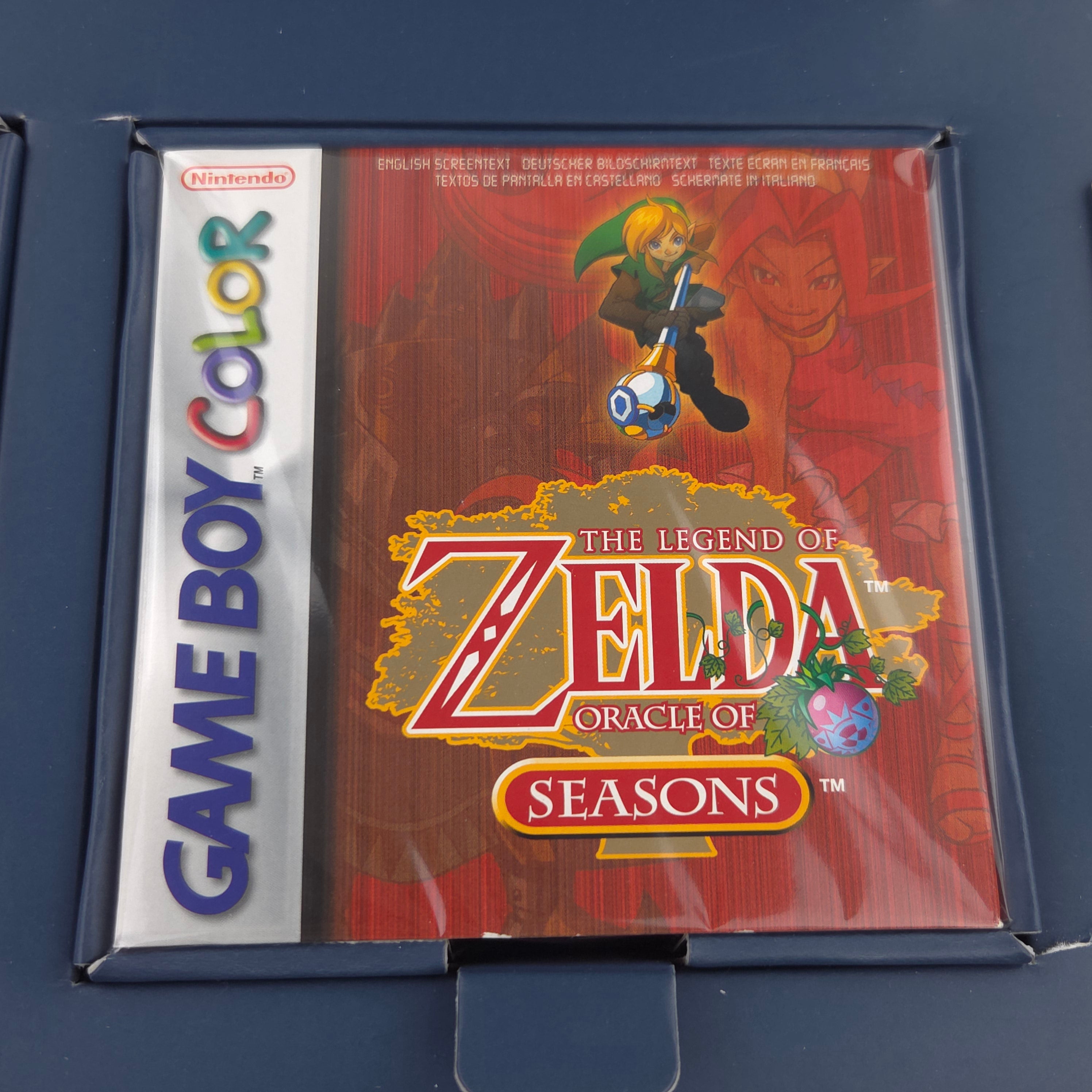 Gameboy Color Spiel – Zelda Oracle of Ages & Seasons Limited Edition
