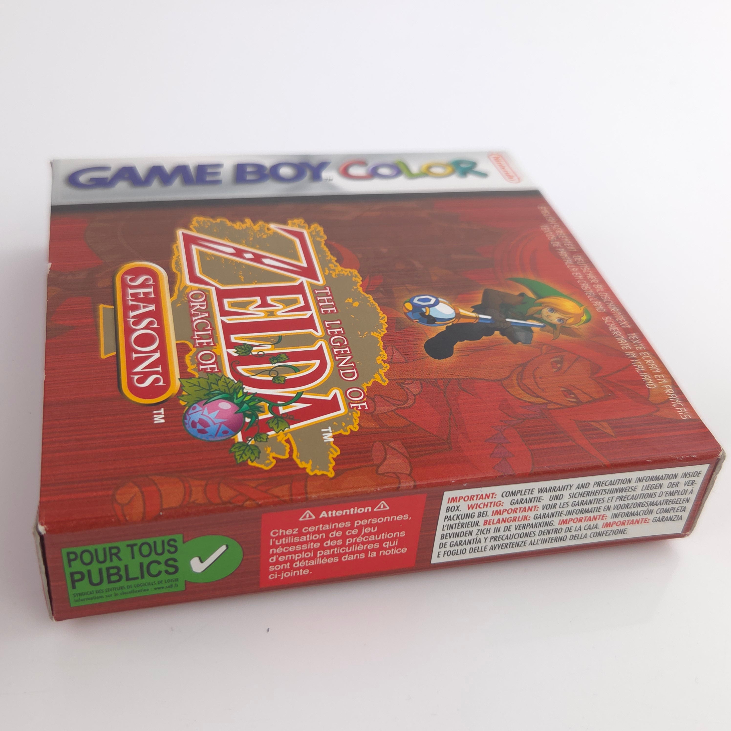 Gameboy Color Spiel – Zelda Oracle of Ages & Seasons Limited Edition