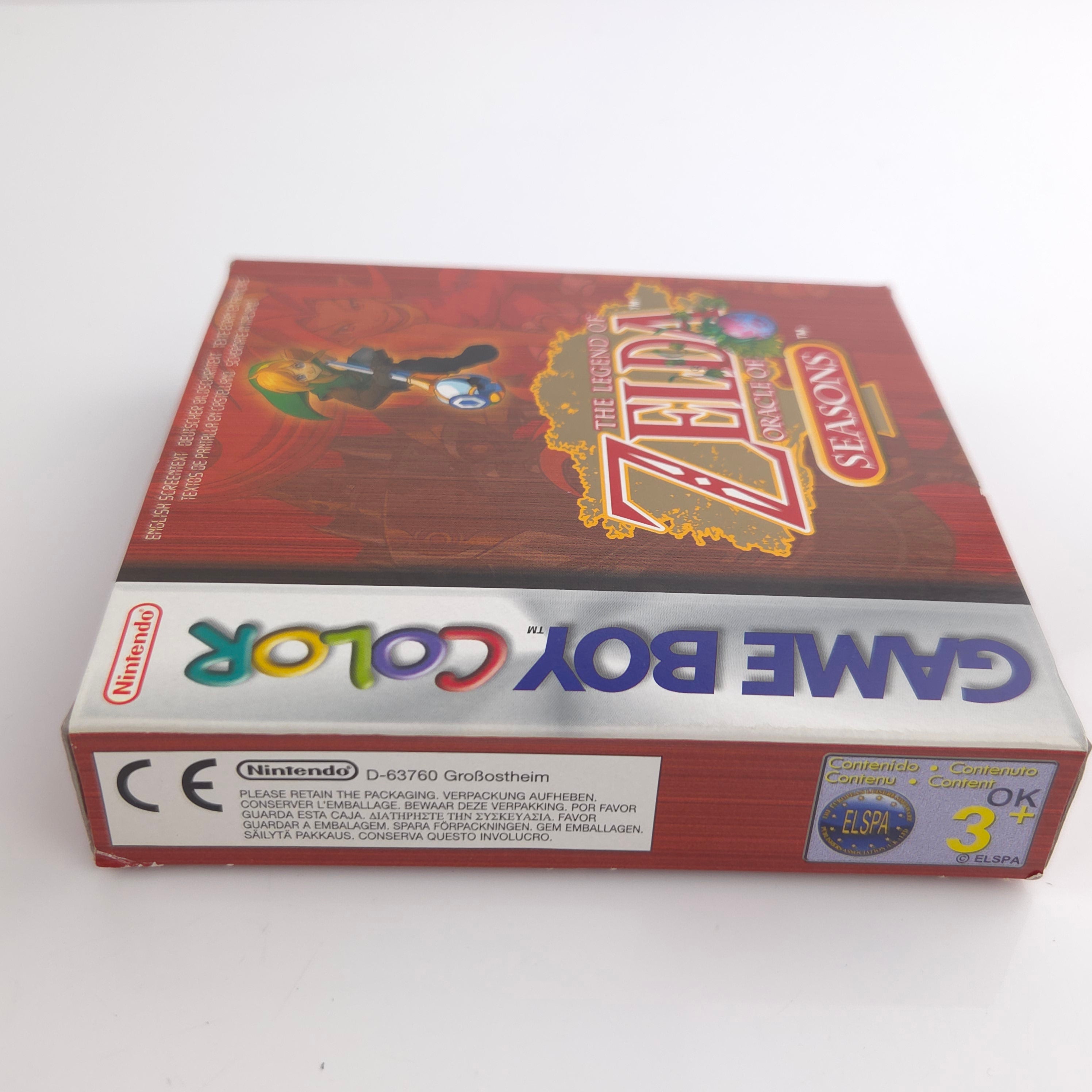Gameboy Color Spiel – Zelda Oracle of Ages & Seasons Limited Edition