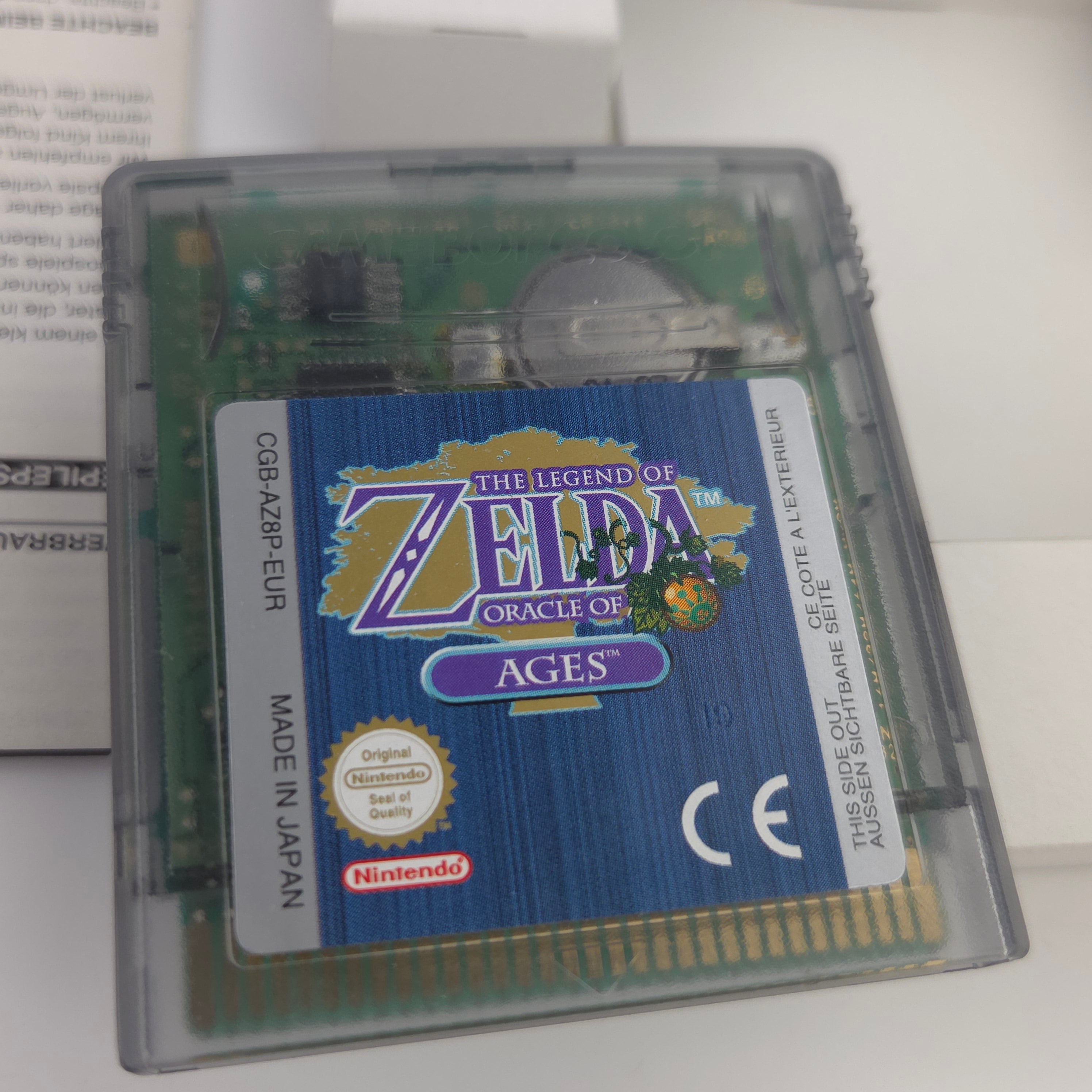 Gameboy Color Spiel – Zelda Oracle of Ages & Seasons Limited Edition