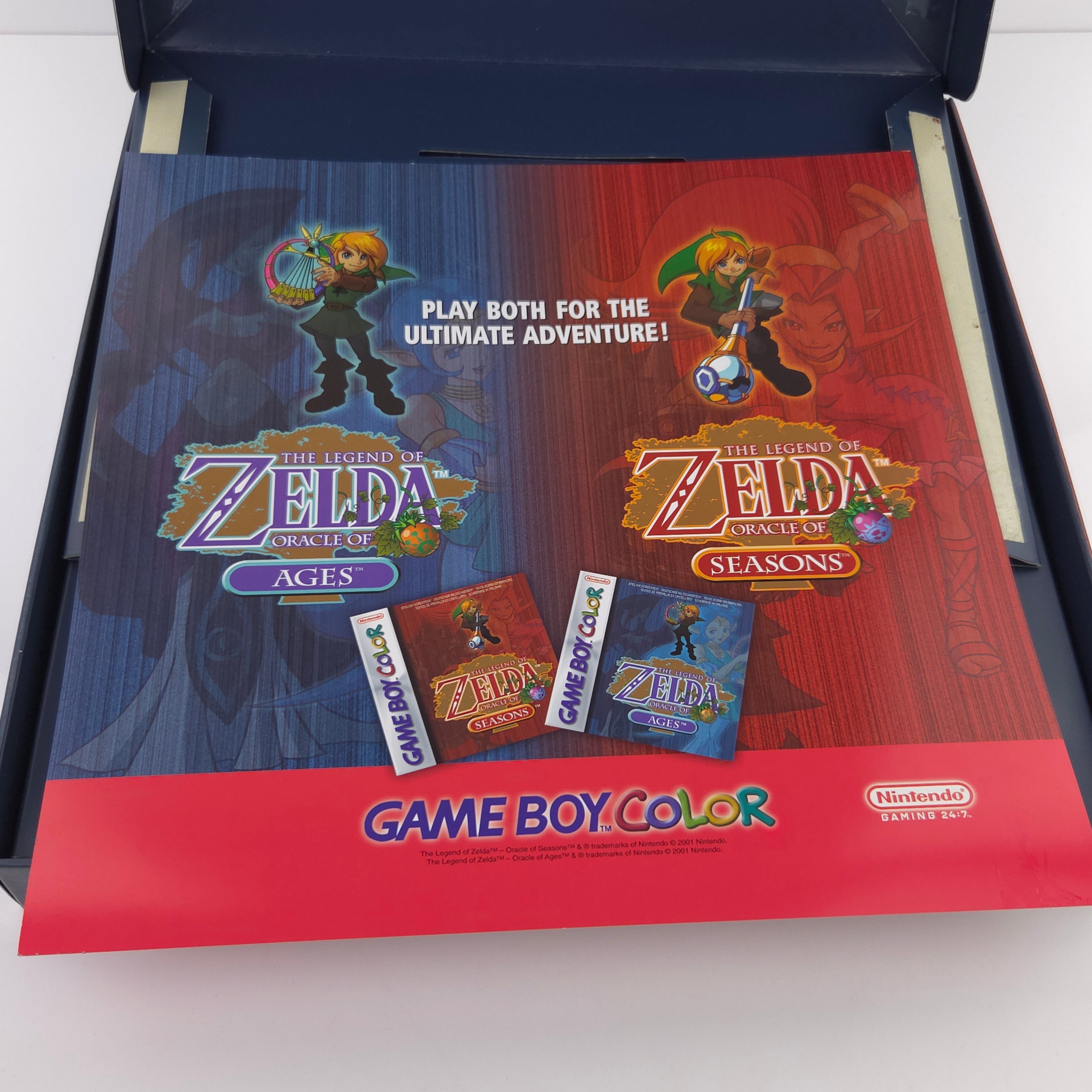 Gameboy Color Spiel – Zelda Oracle of Ages & Seasons Limited Edition