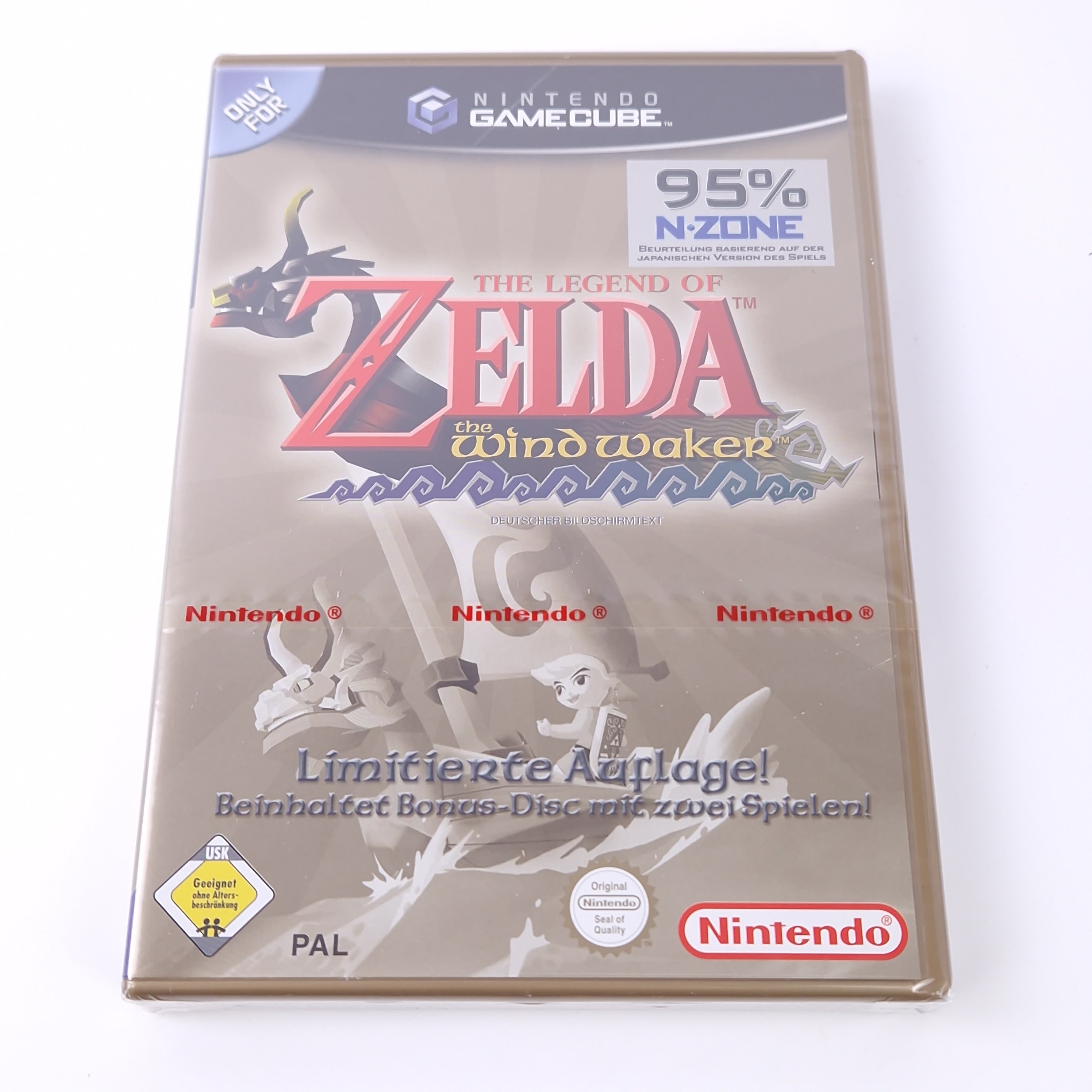 Gamecube Konsole – The Legend of Zelda Limited Edition PAL