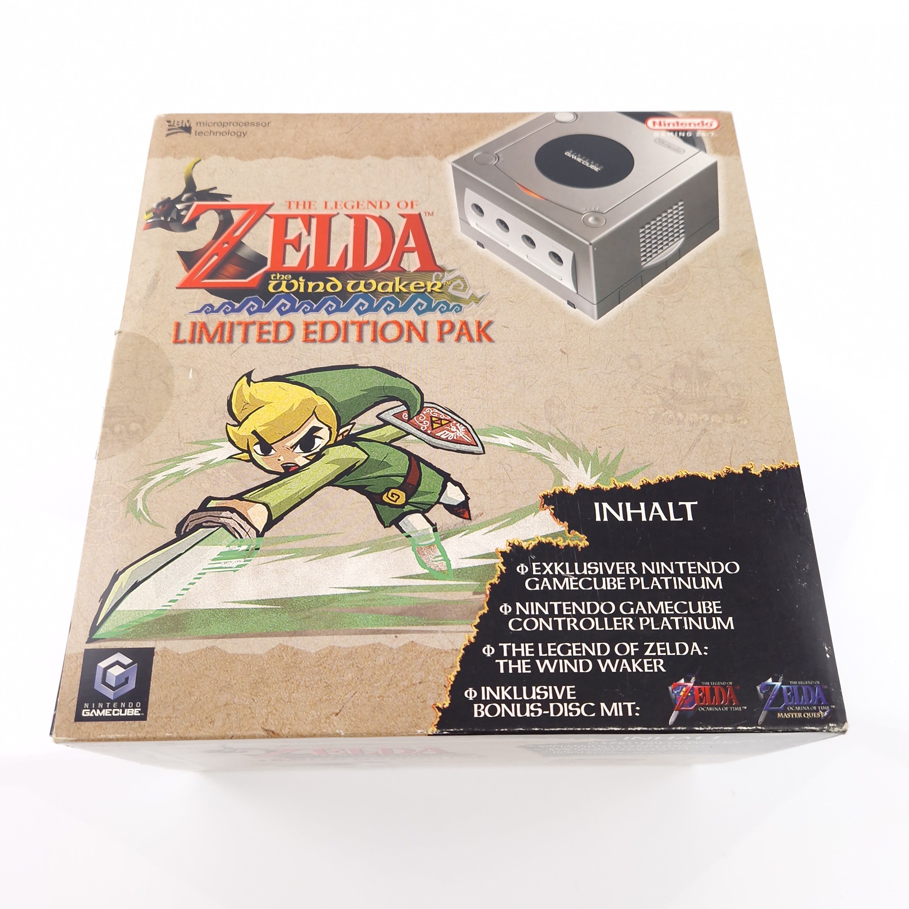 Gamecube Konsole – The Legend of Zelda Limited Edition PAL