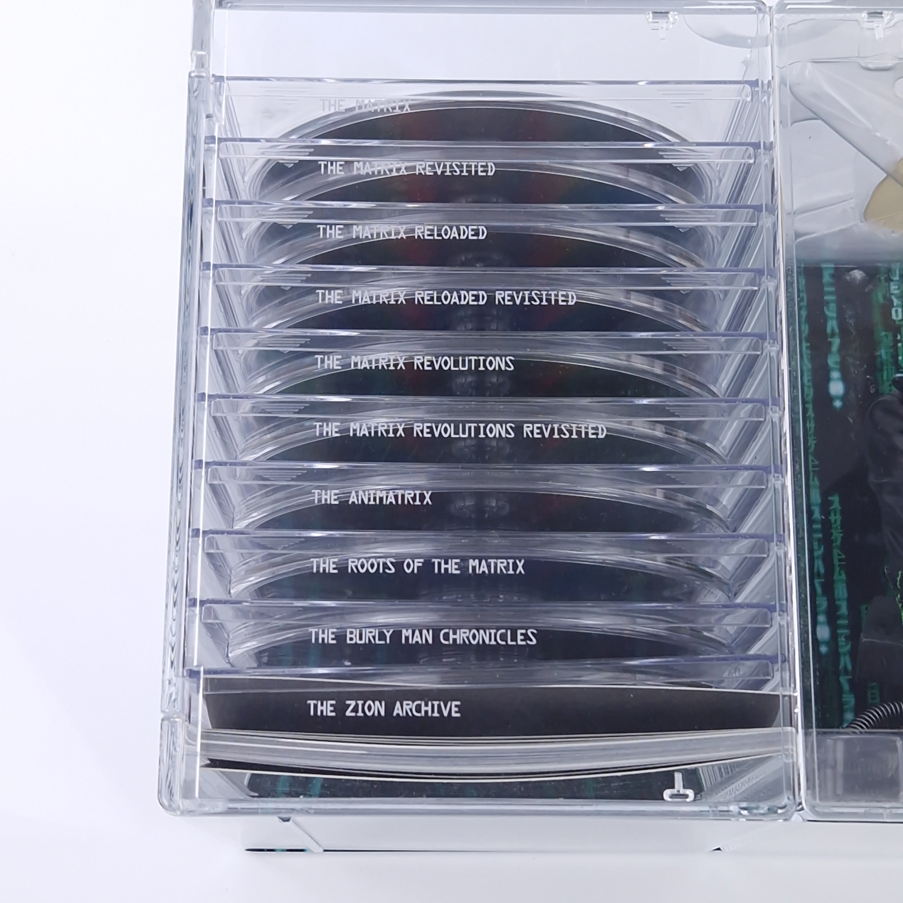 Ultimate Matrix Collection mit Figur 10 DVDs Sammler Neu