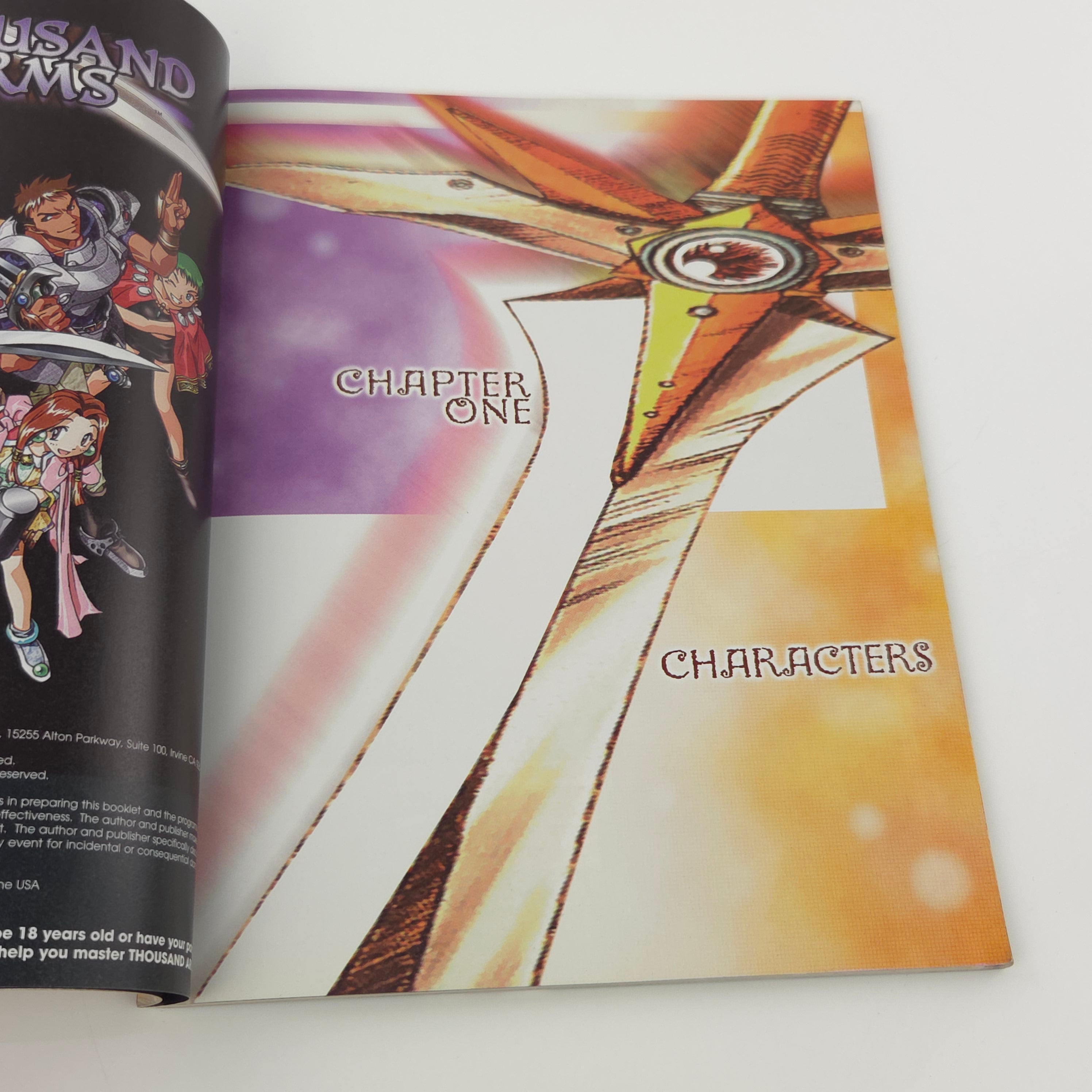 Playstation 1 Lösungsbuch – Thousand Arms Acclaim Guide