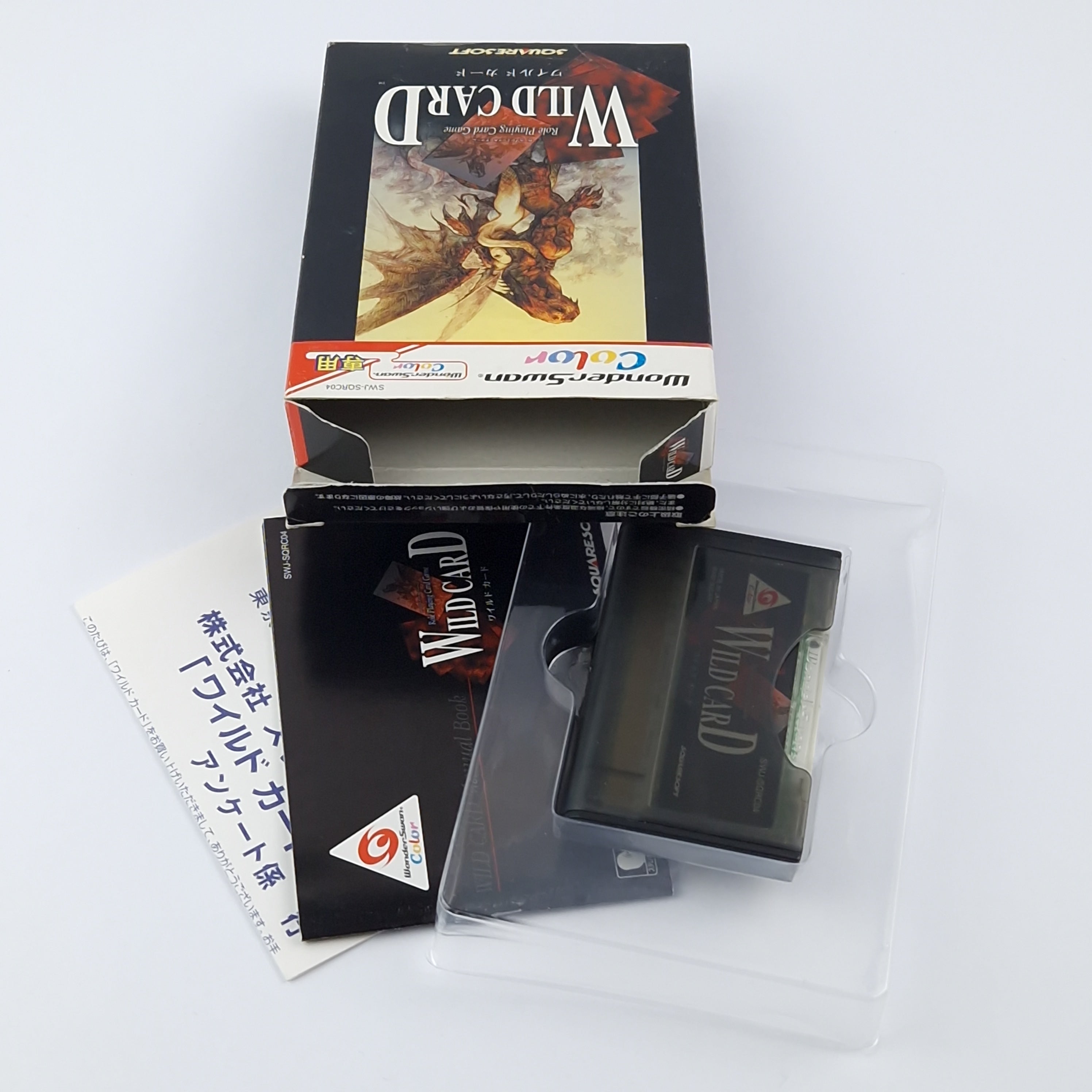 Wonderswan Spiel – Wild Card OVP Anleitung Modul Japan