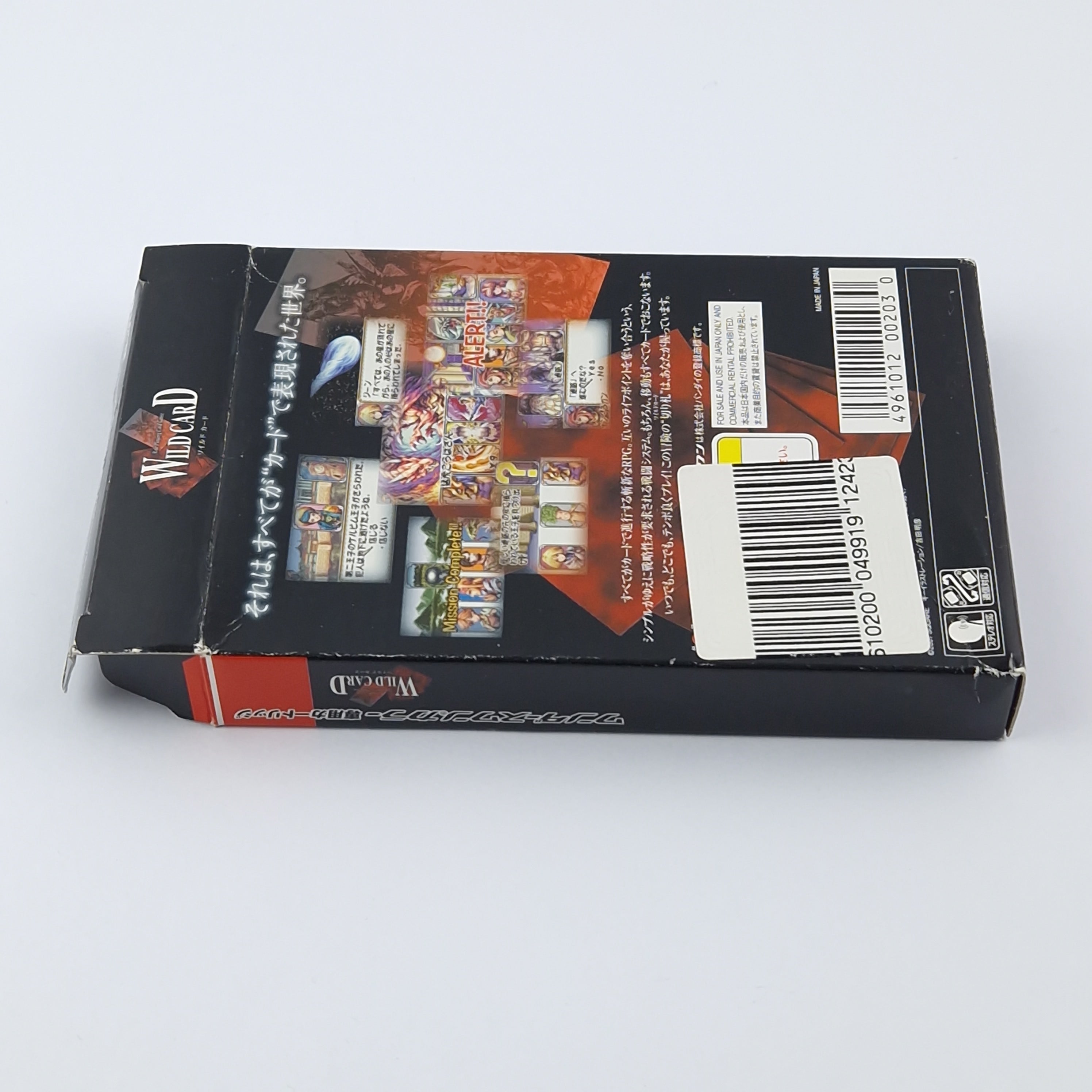 Wonderswan Spiel – Wild Card OVP Anleitung Modul Japan