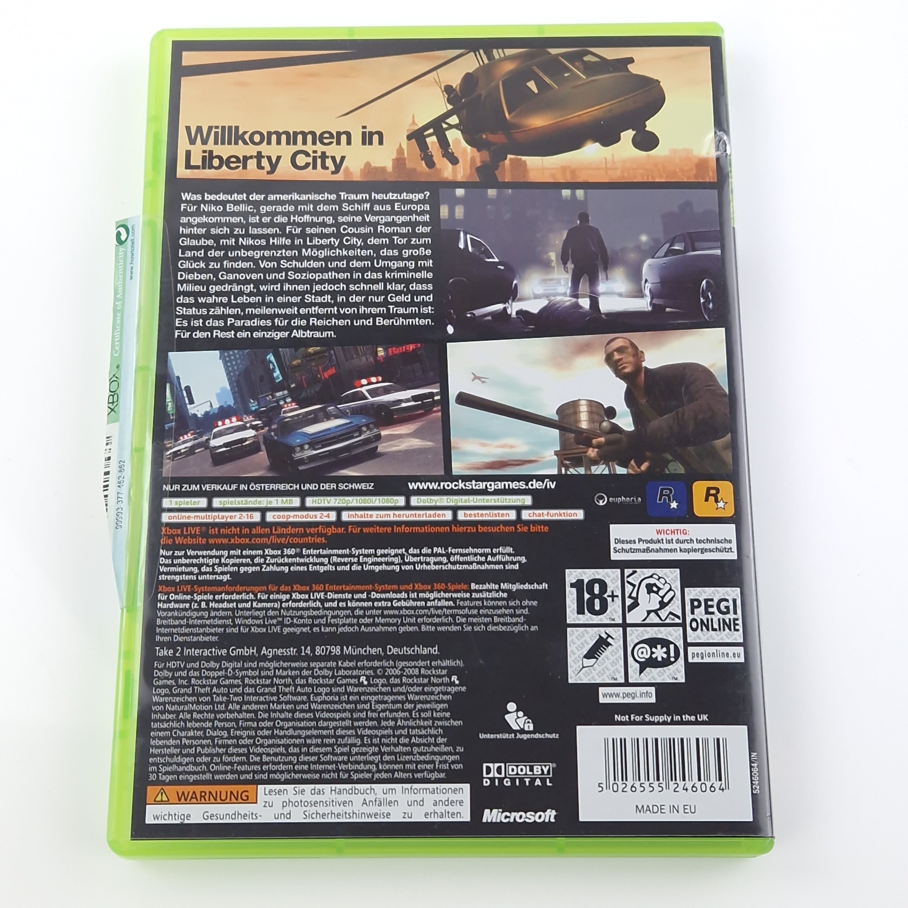 Xbox 360 Spiel – Burnout Paradise (OVP CD Anleitung)