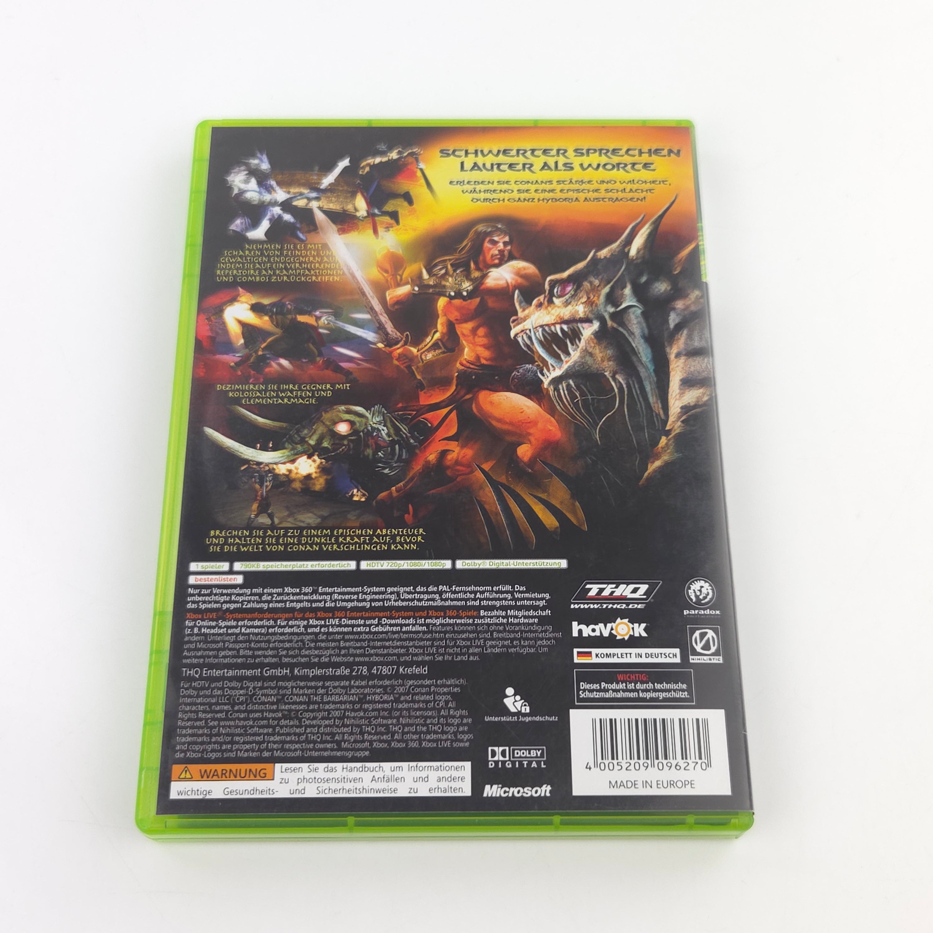 Xbox 360 Spiel – Conan (PAL DE OVP CIB)