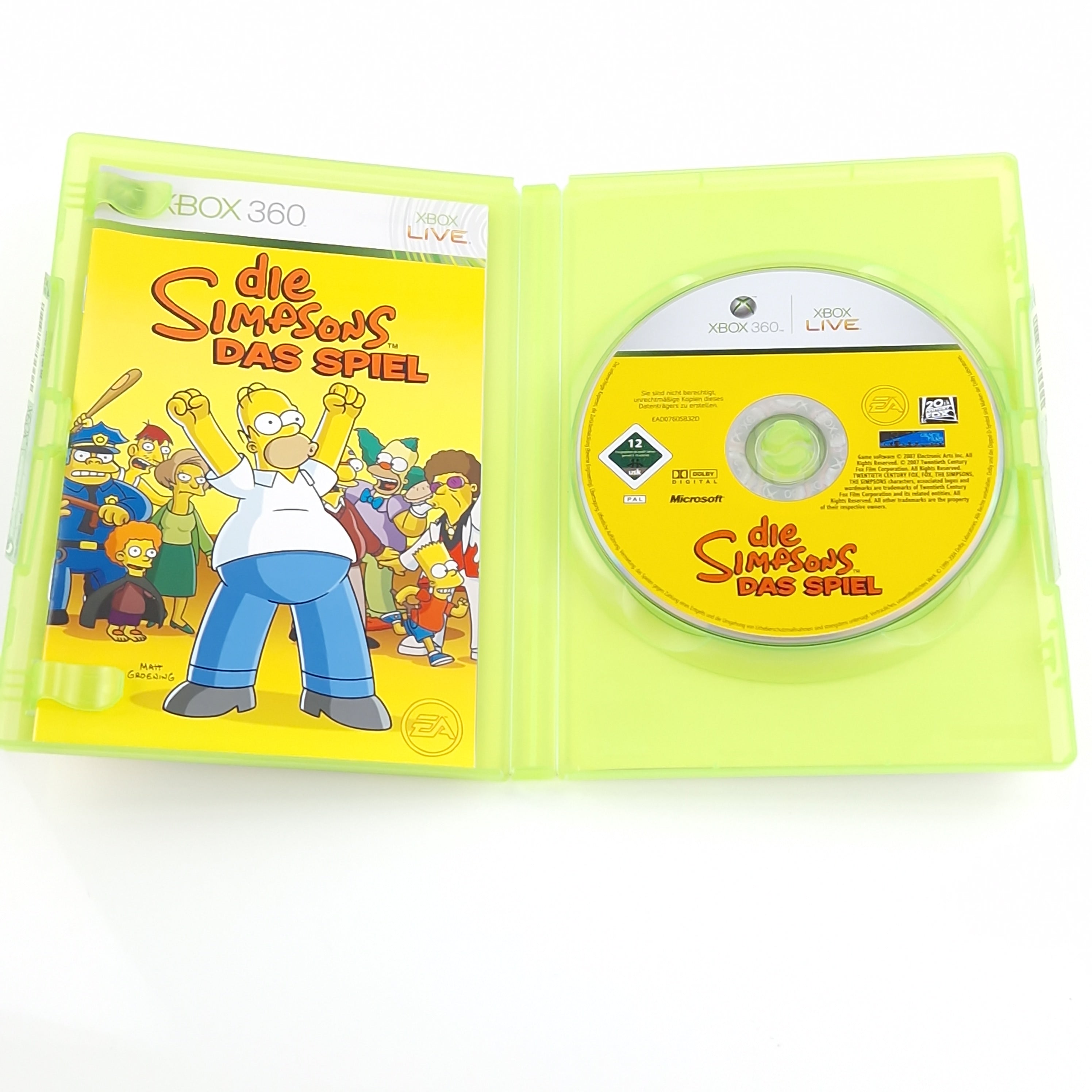 Xbox 360 Spiel – Die Simpsons Das Spiel (OVP PAL)