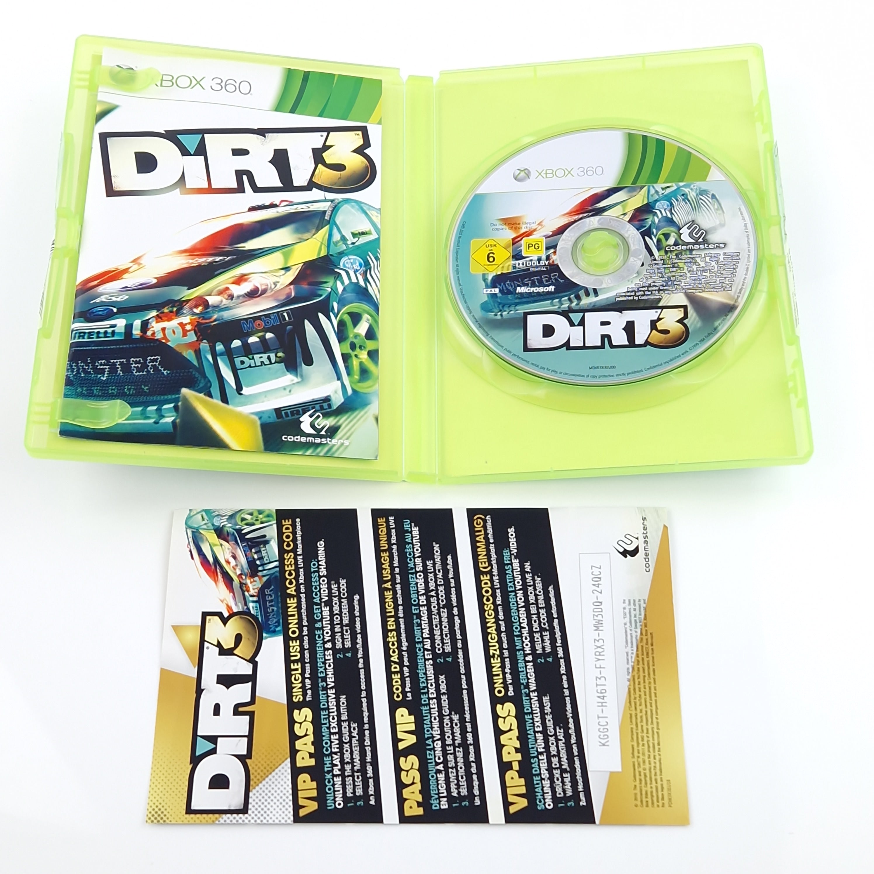 Xbox 360 Spiel – Dirt 3 (CD Anleitung OVP PAL)