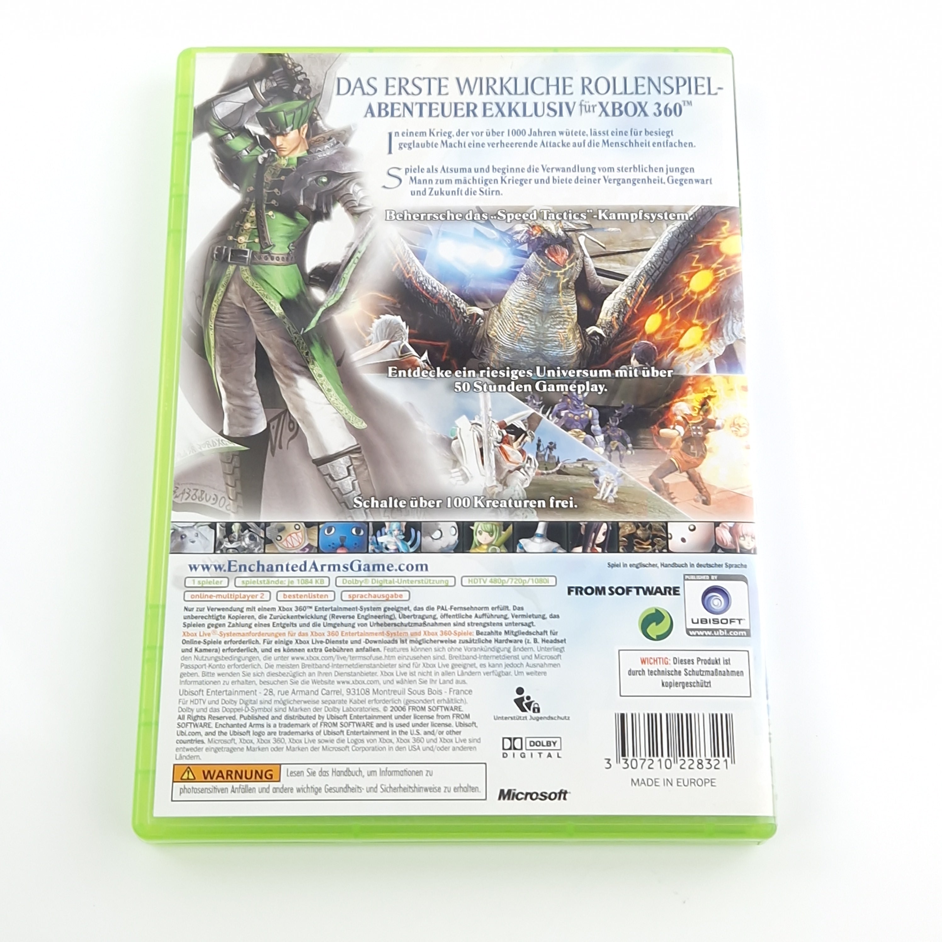 Xbox 360 Spiel – Enchanted Arms OVP PAL