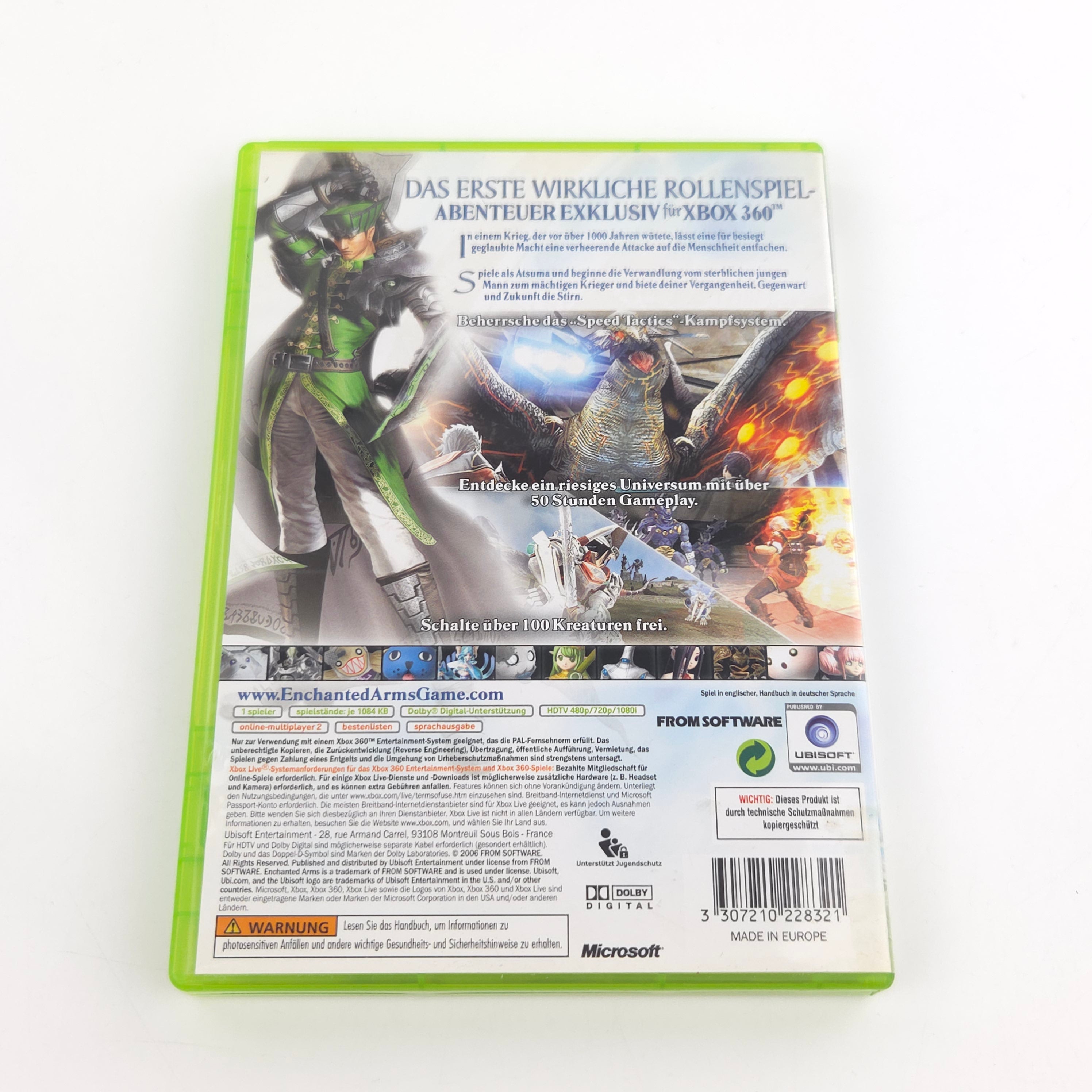 Xbox 360 Spiel – Enchanted Arms (PAL OVP)