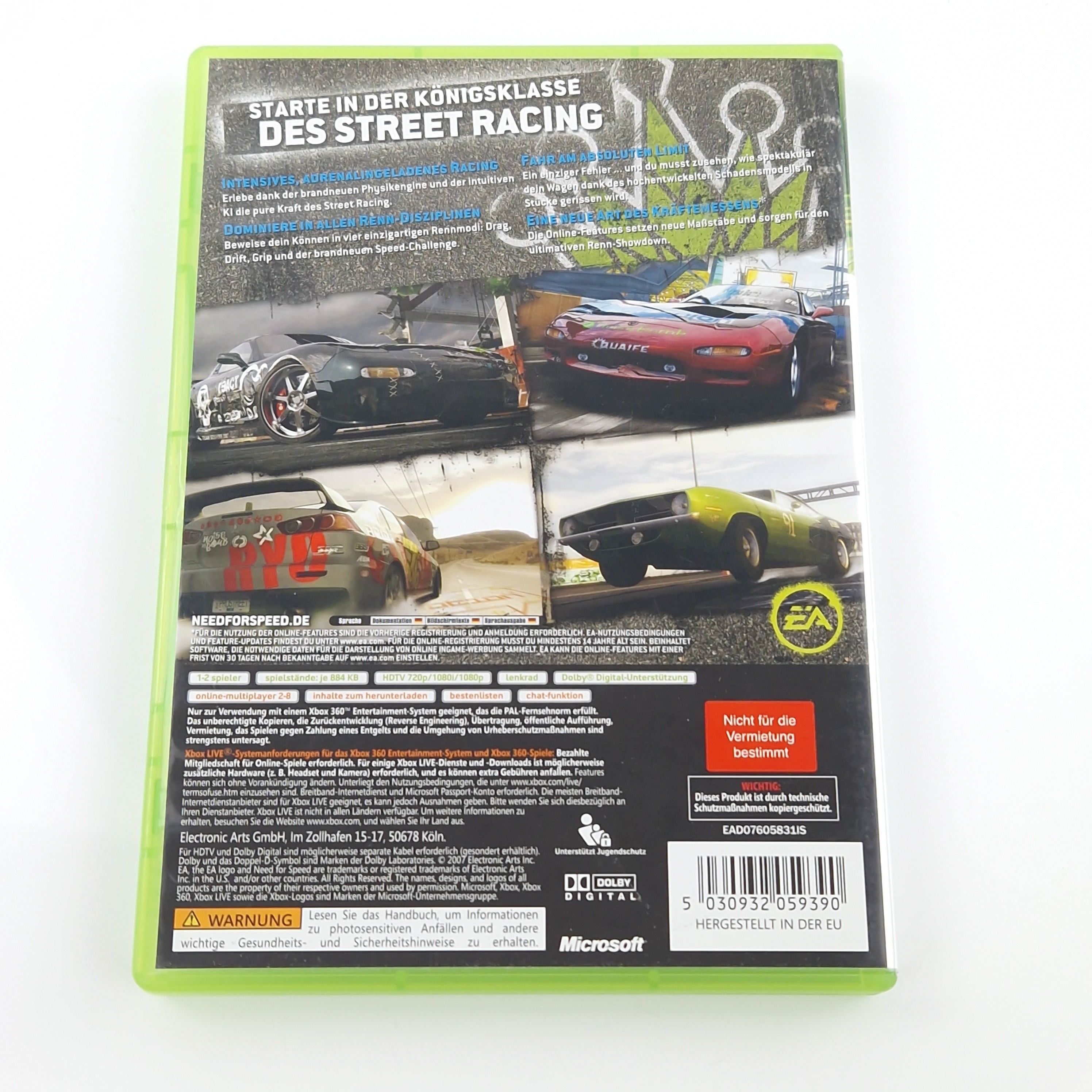 Xbox 360 Spiel – Need for Speed Pro Street (OVP PAL)