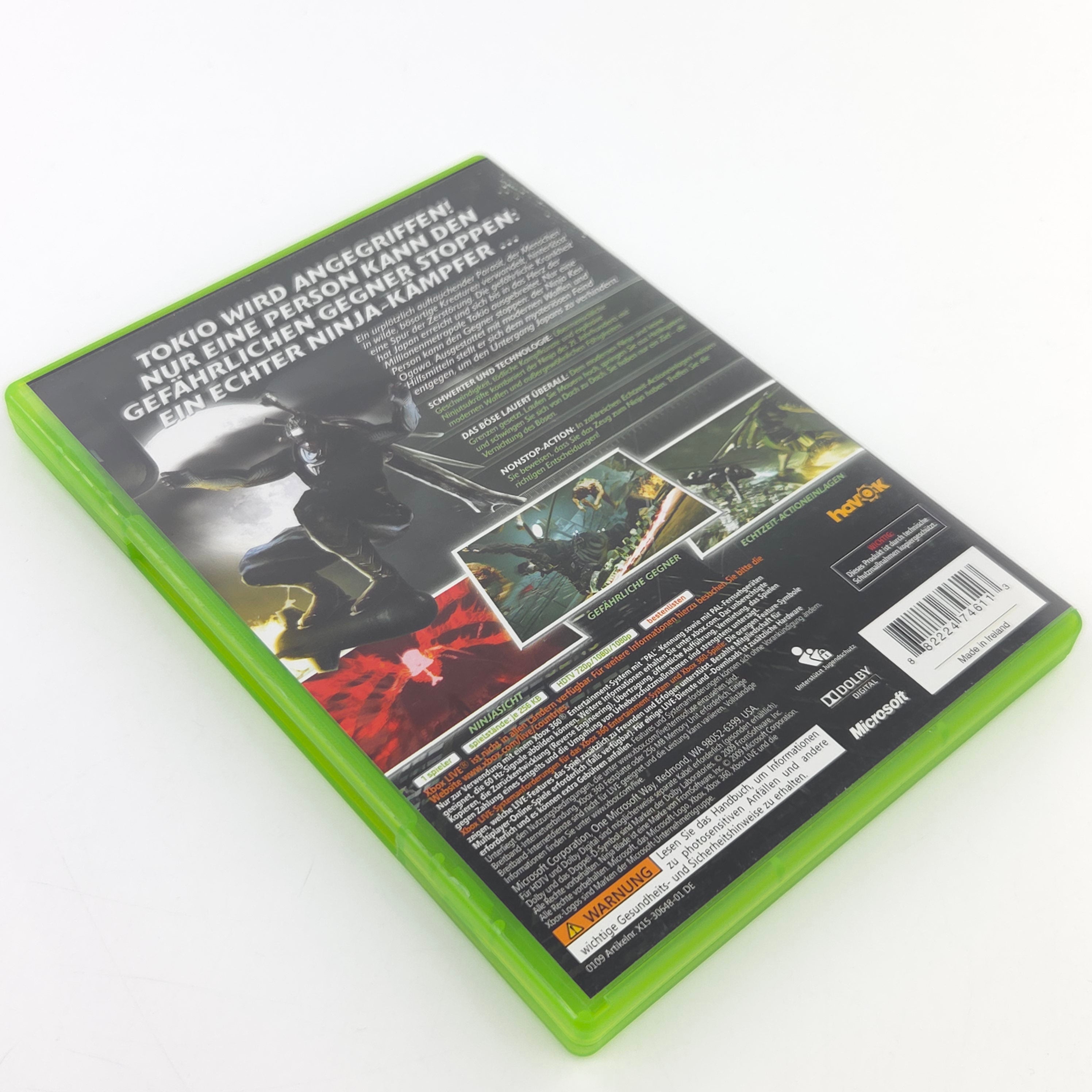 Xbox 360 Spiel – Ninja Blade (PAL OVP CIB)