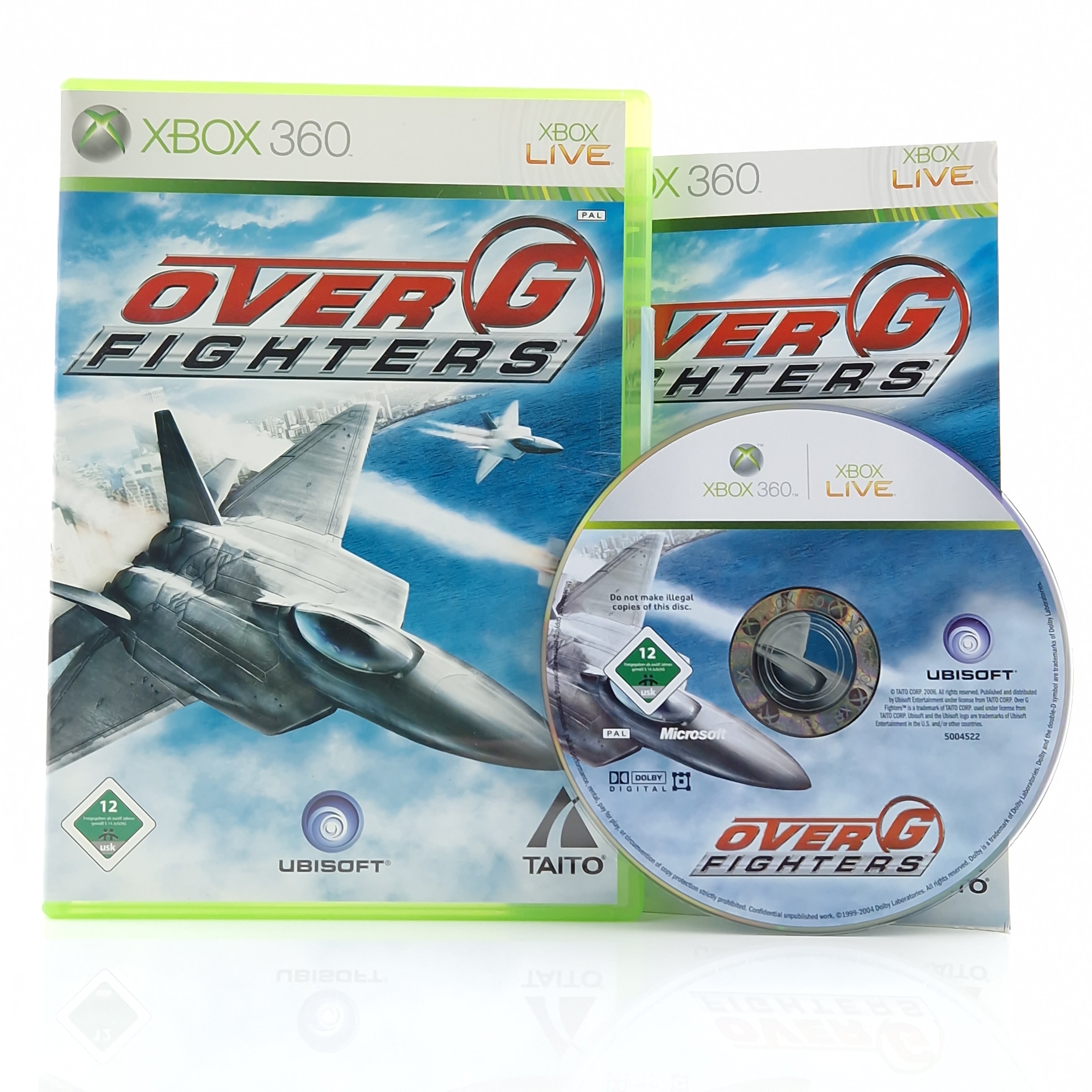 Xbox 360 Spiel – Over G Fighters (CD Anleitung OVP PAL)