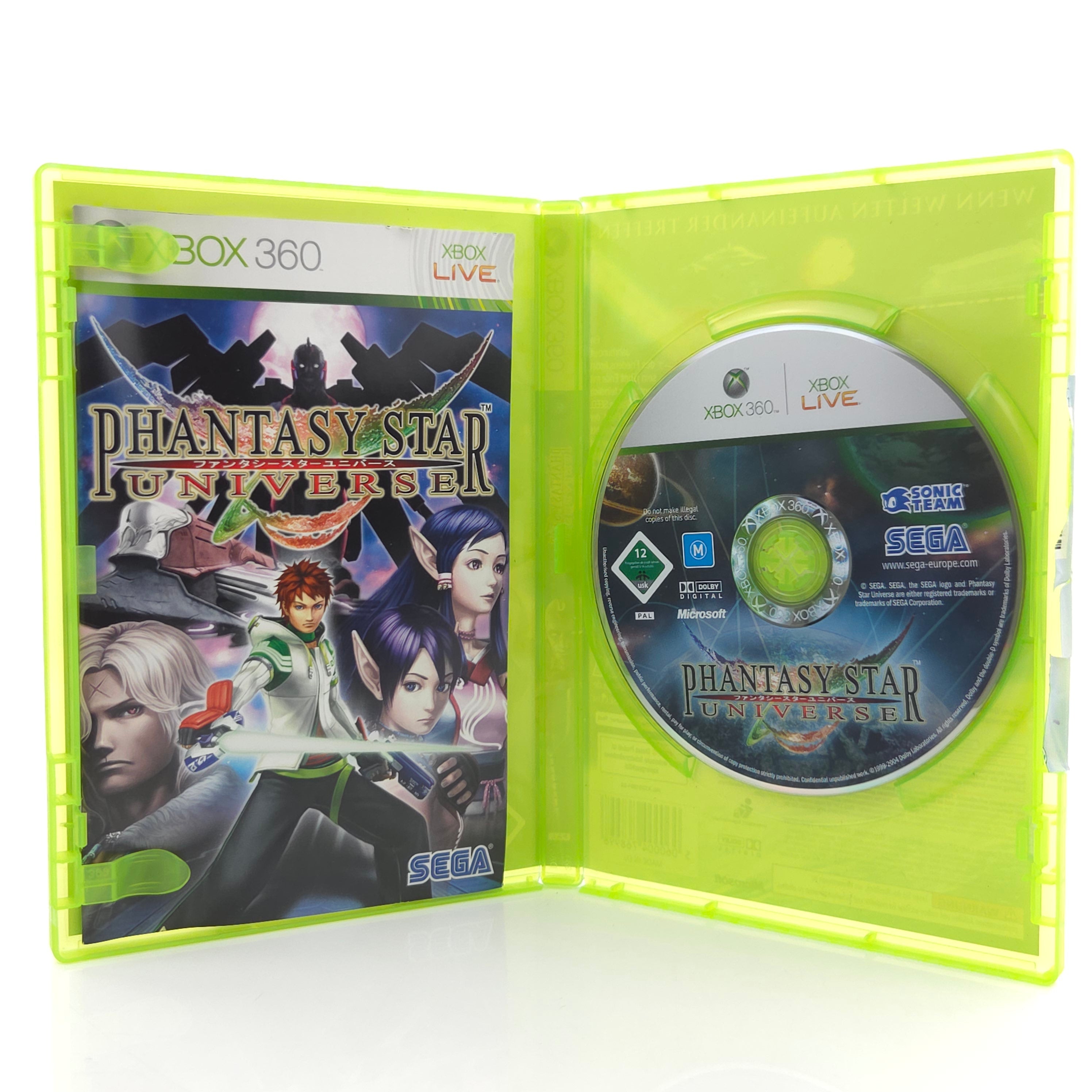 Xbox 360 Spiel – Phantasy Star Universe (PAL OVP)
