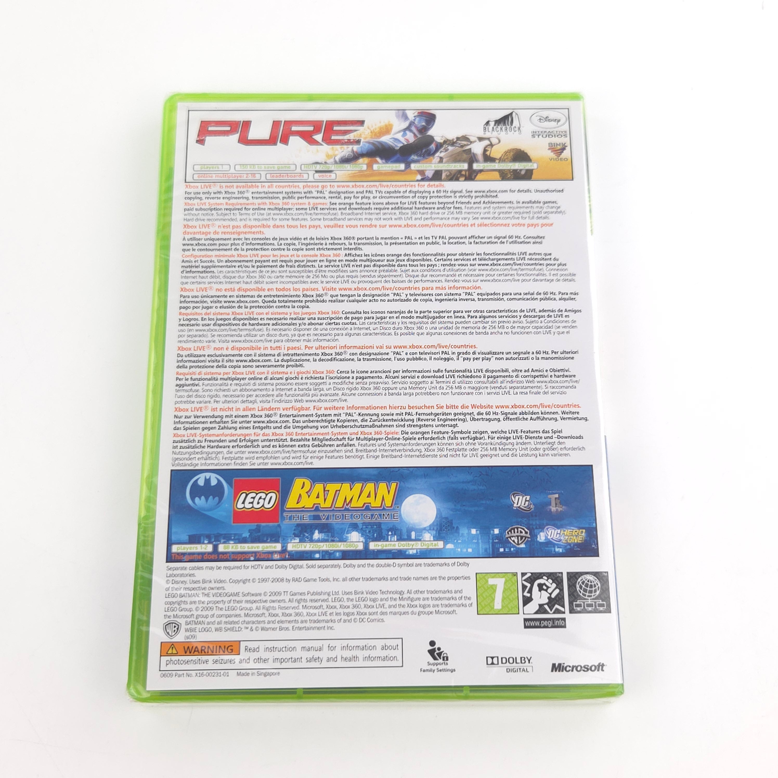 Xbox 360 Spiel – Pure & Lego Batman Bundle Neu