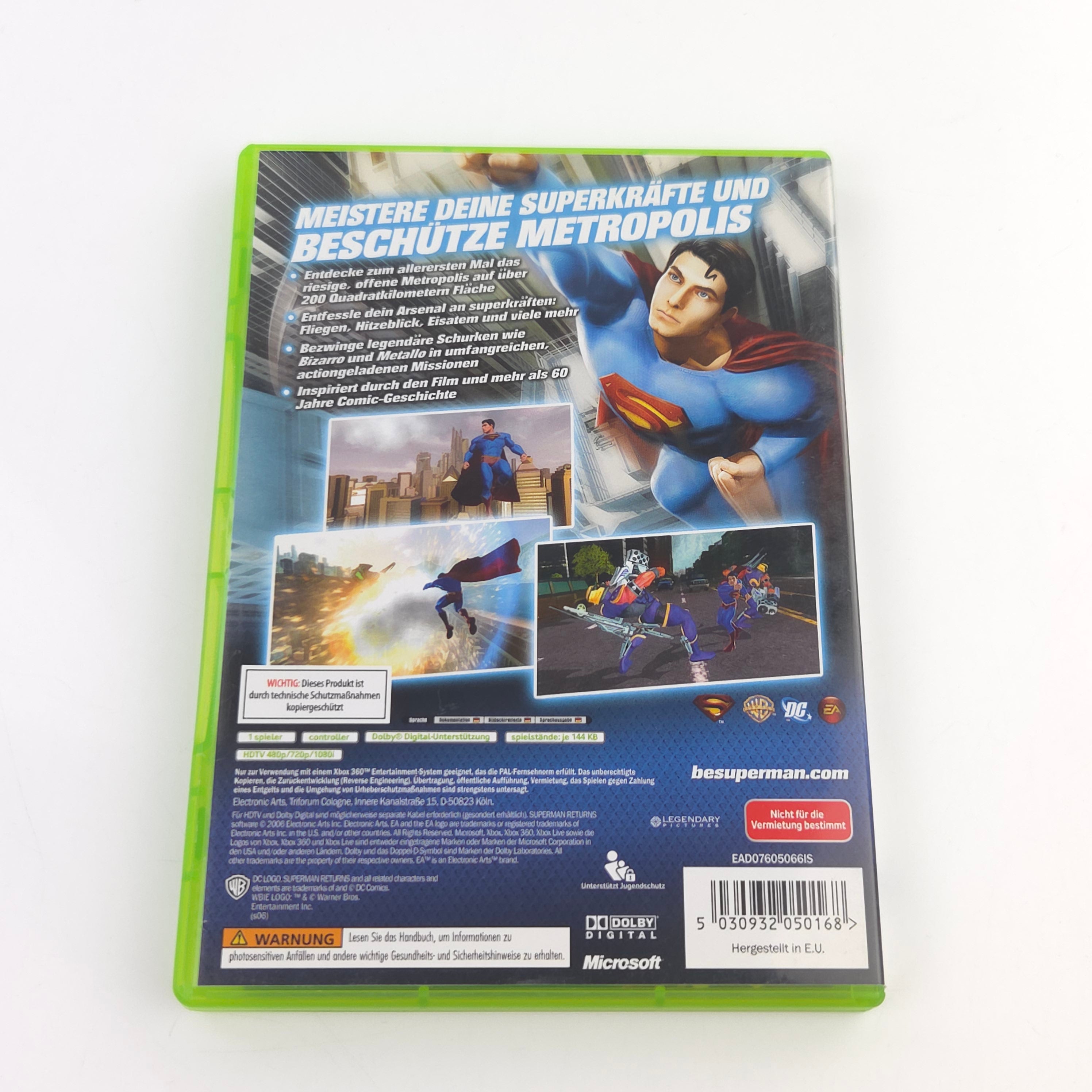 Xbox 360 Spiel – Superman Returns (PAL OVP)