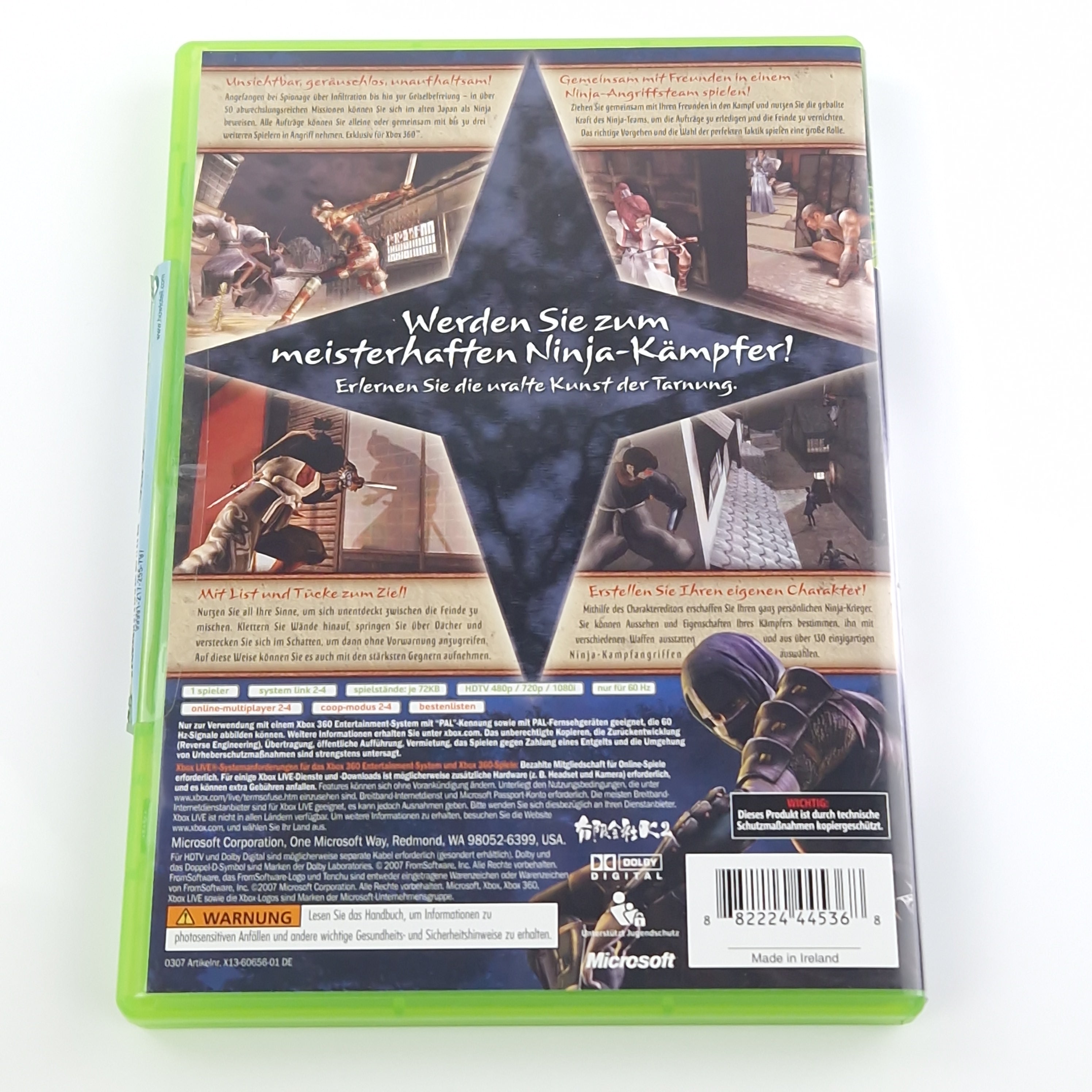 Xbox 360 Spiel – Tenchu Z mit Anleitung (PAL OVP)