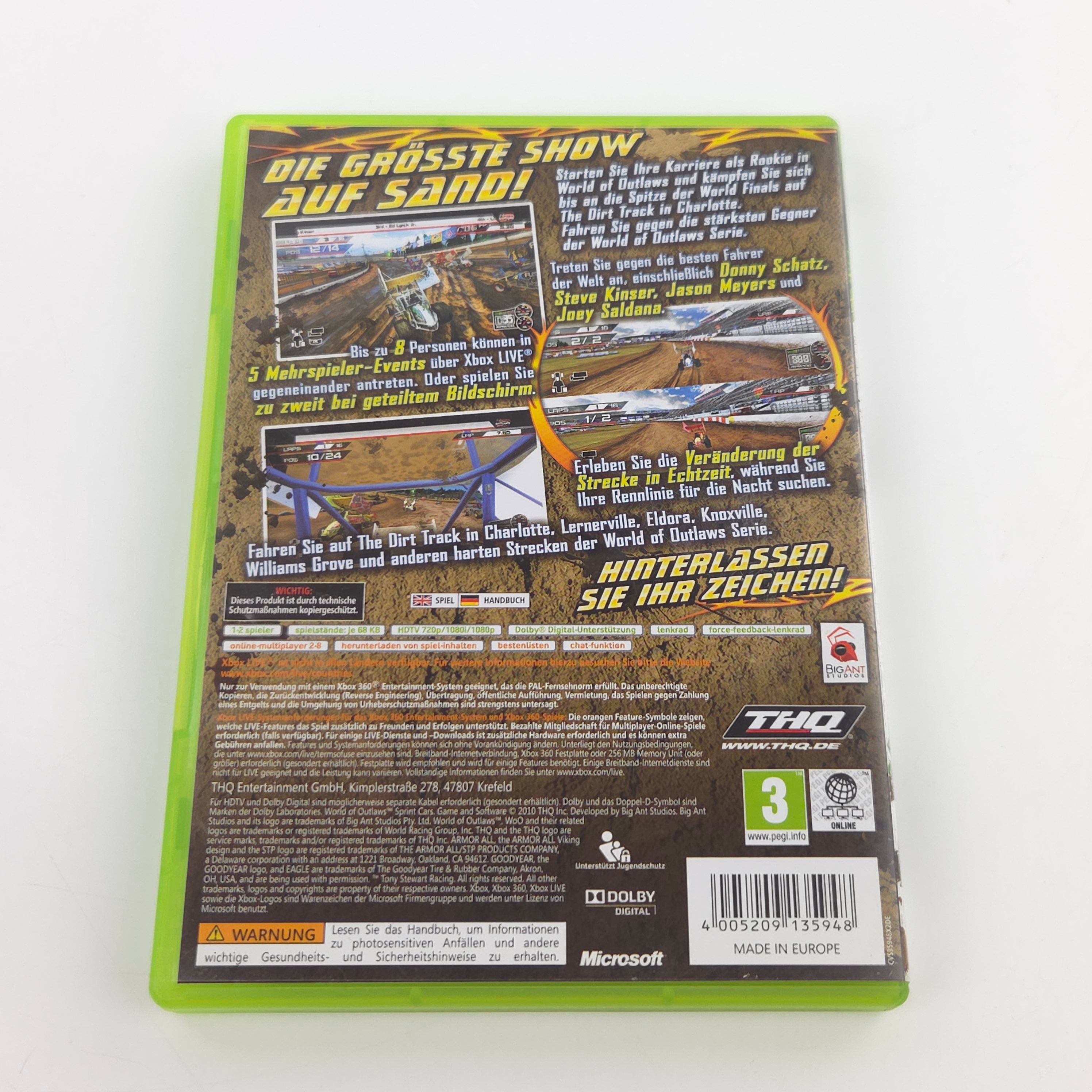 Xbox 360 Spiel – World of Outlaws Sprint Cars (PAL)
