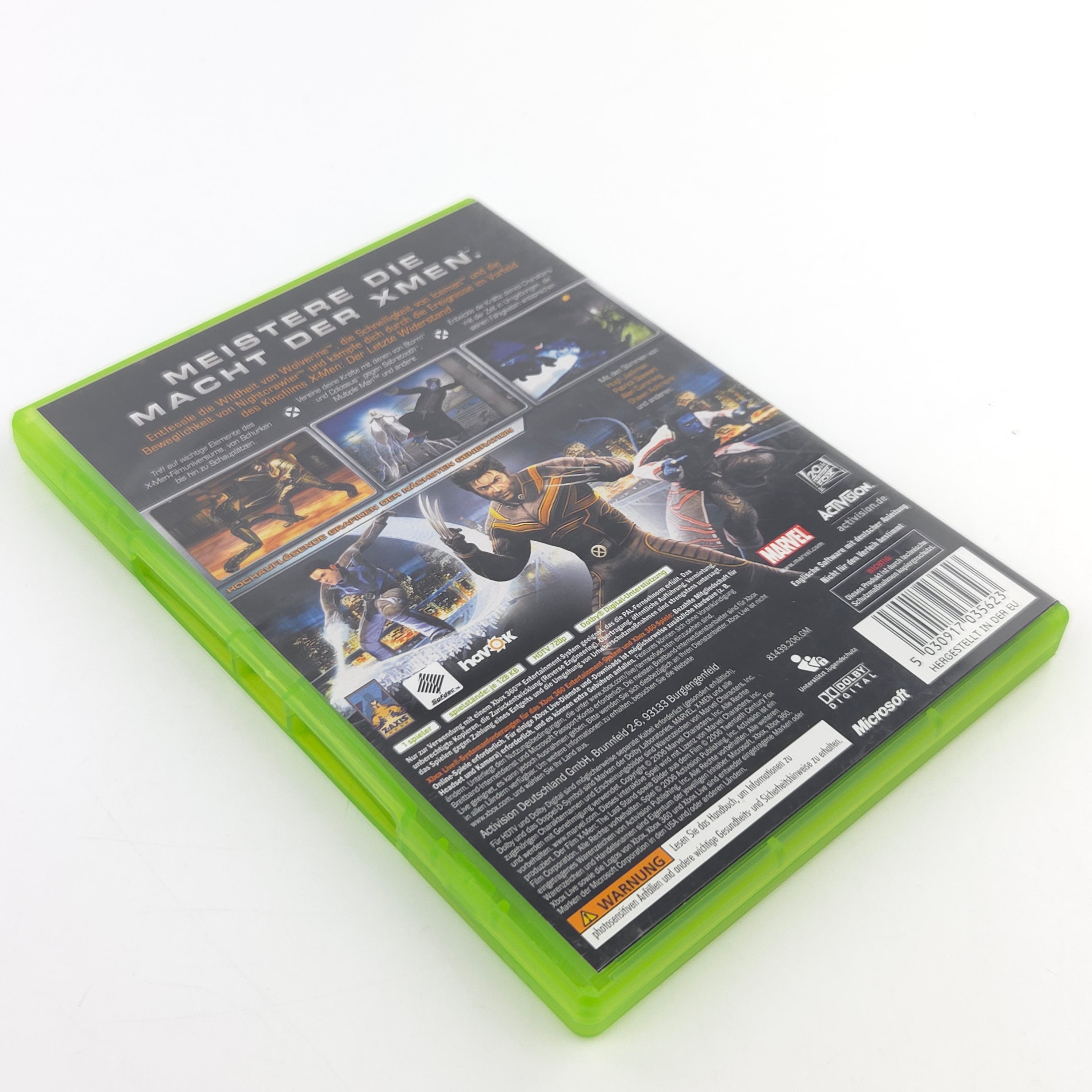 Xbox 360 Spiel – X-Men The Official Game (PAL)