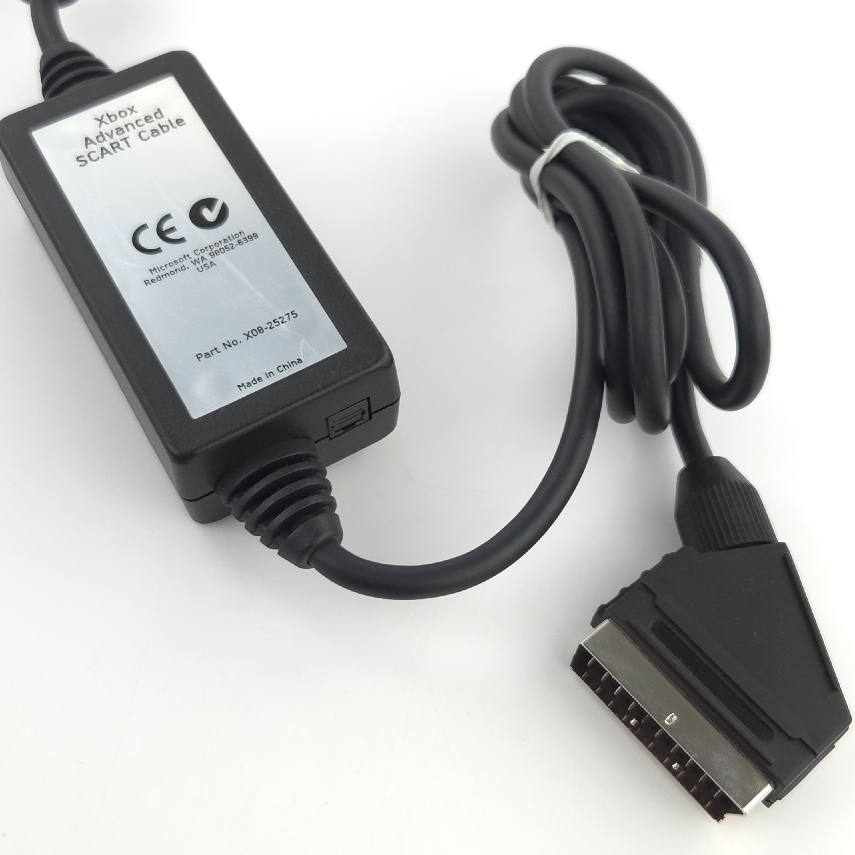 Original Xbox SCART Kabel Zubehör gut
