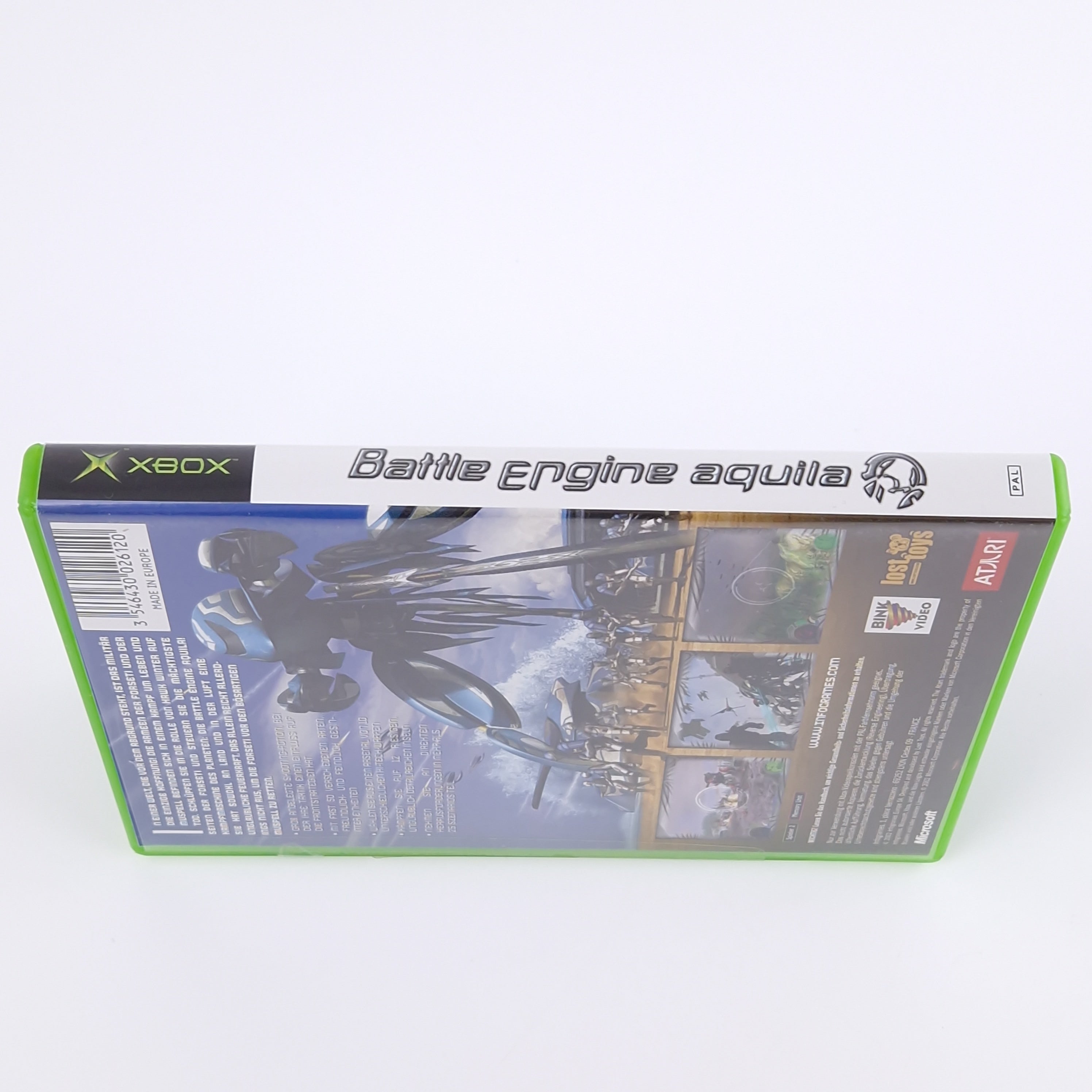 Xbox Classic Spiel – Battle Engine (PAL OVP Anleitung)