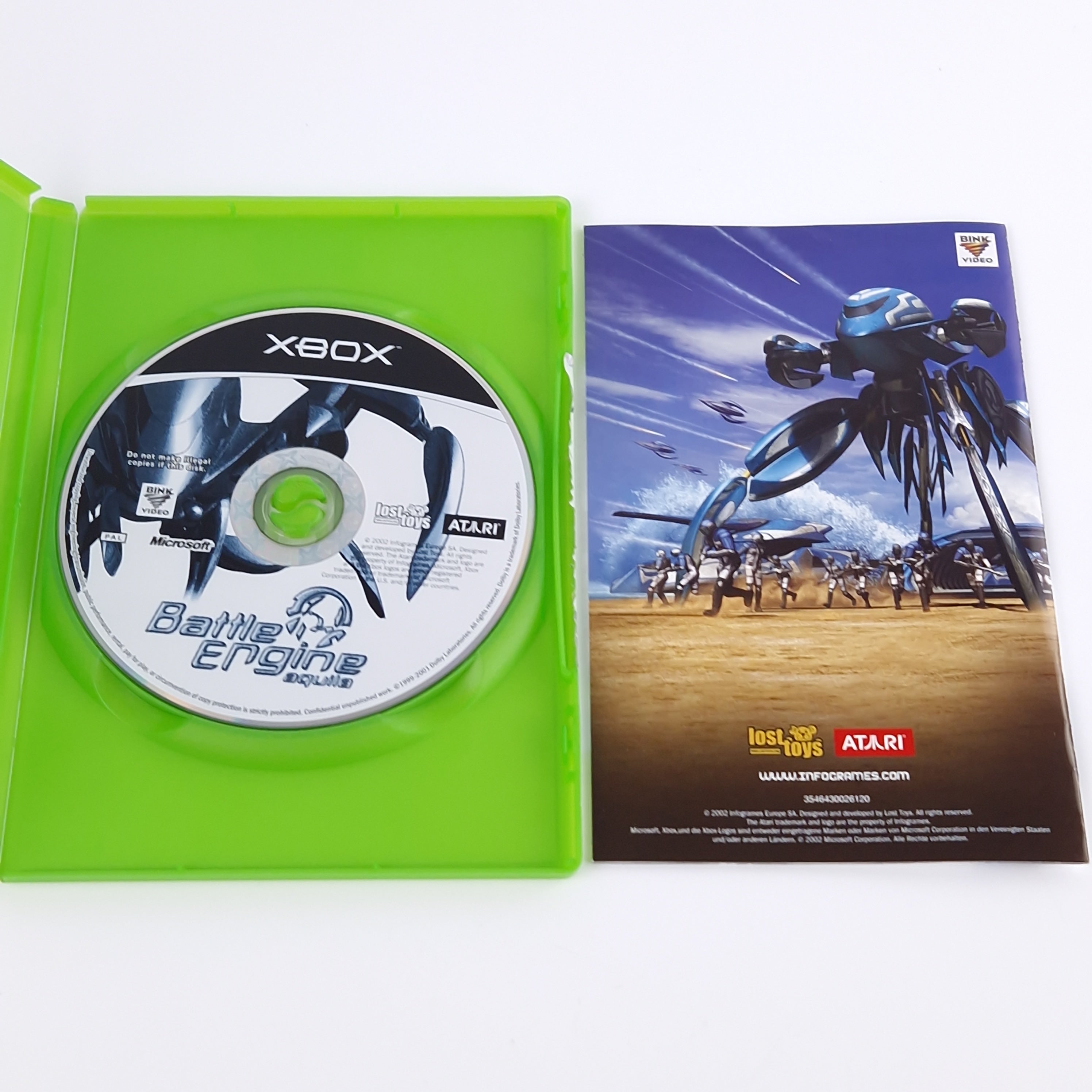 Xbox Classic Spiel – Battle Engine (PAL OVP Anleitung)