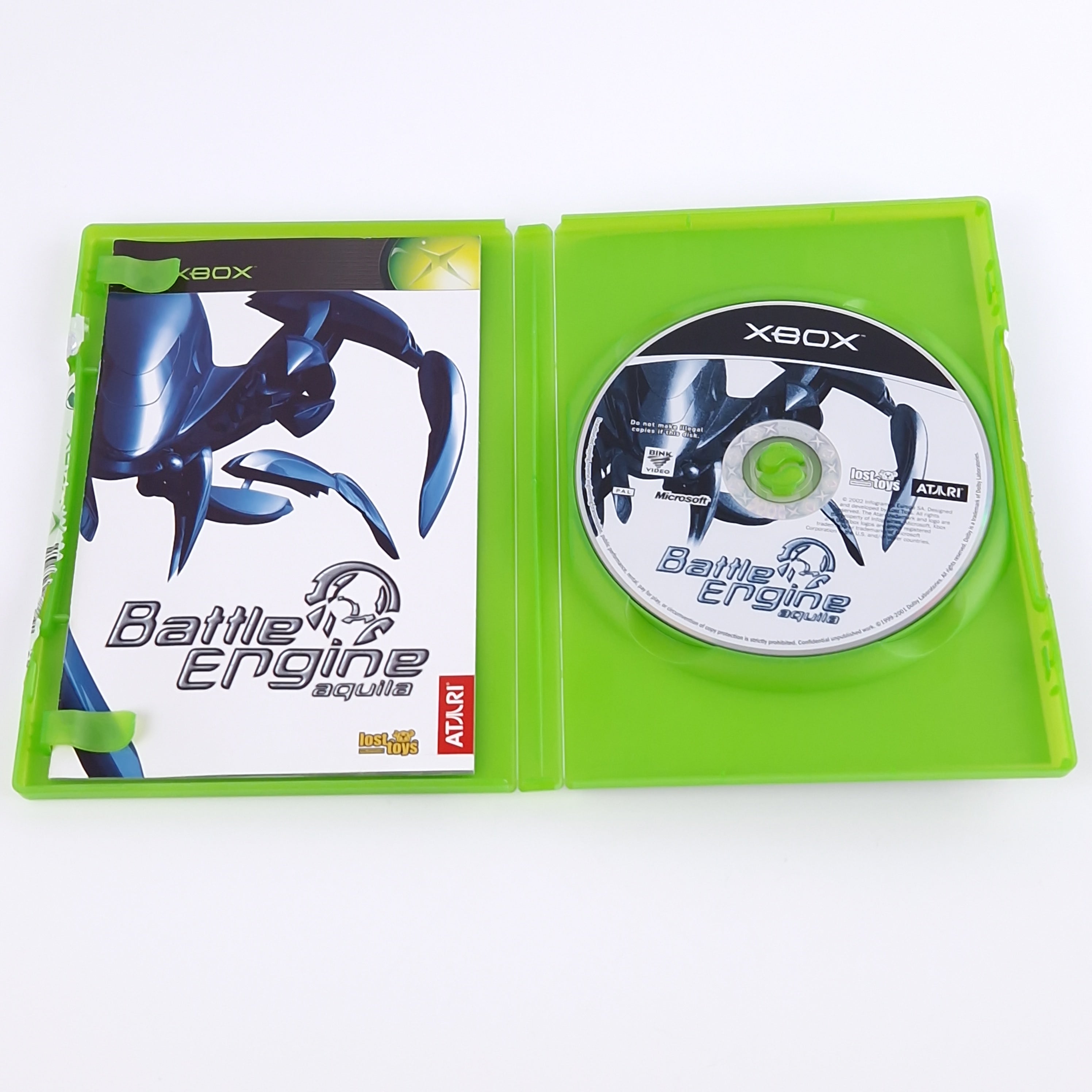 Xbox Classic Spiel – Battle Engine (PAL OVP Anleitung)