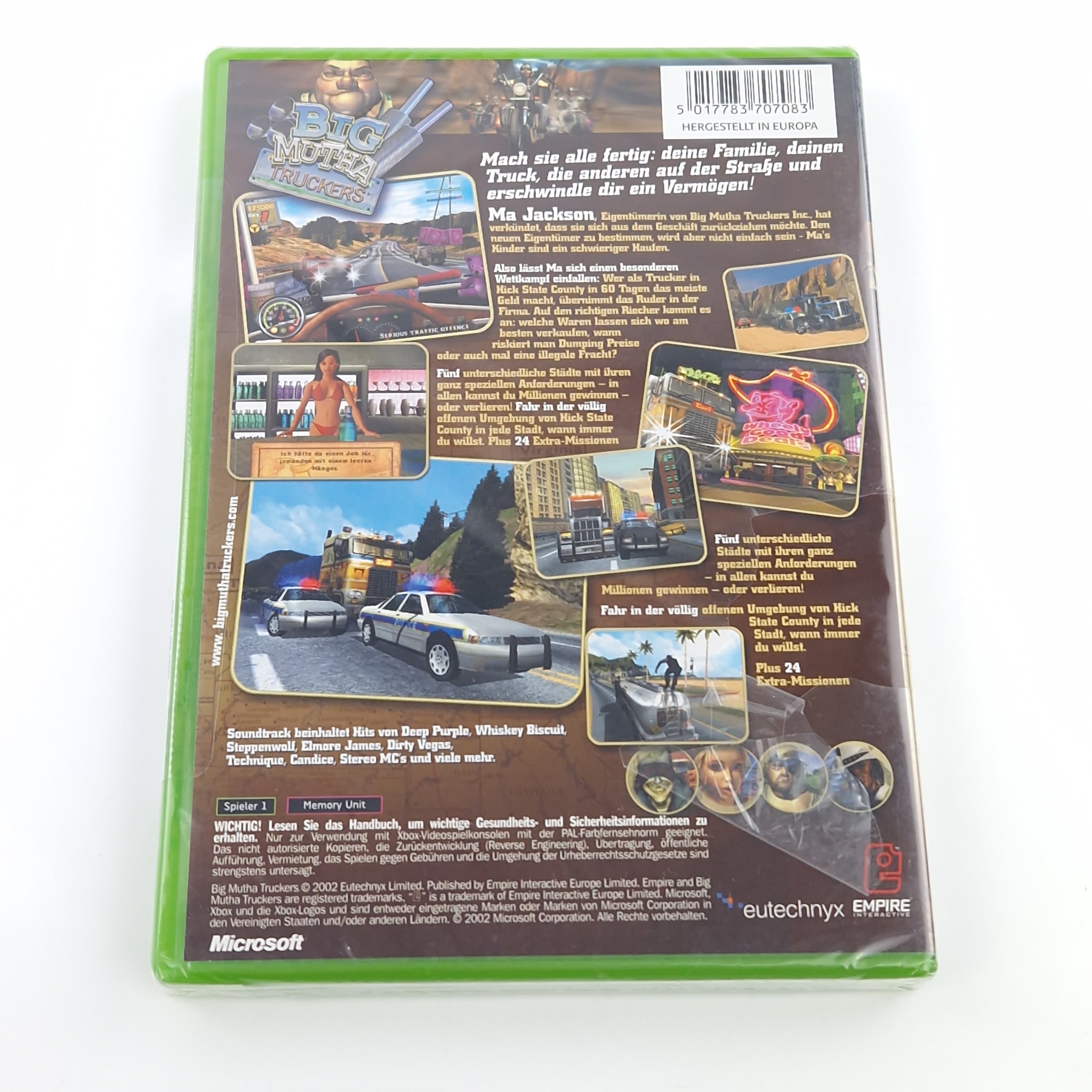 Xbox Classic Spiel – Big Mutha Truckers Neu OVP PAL