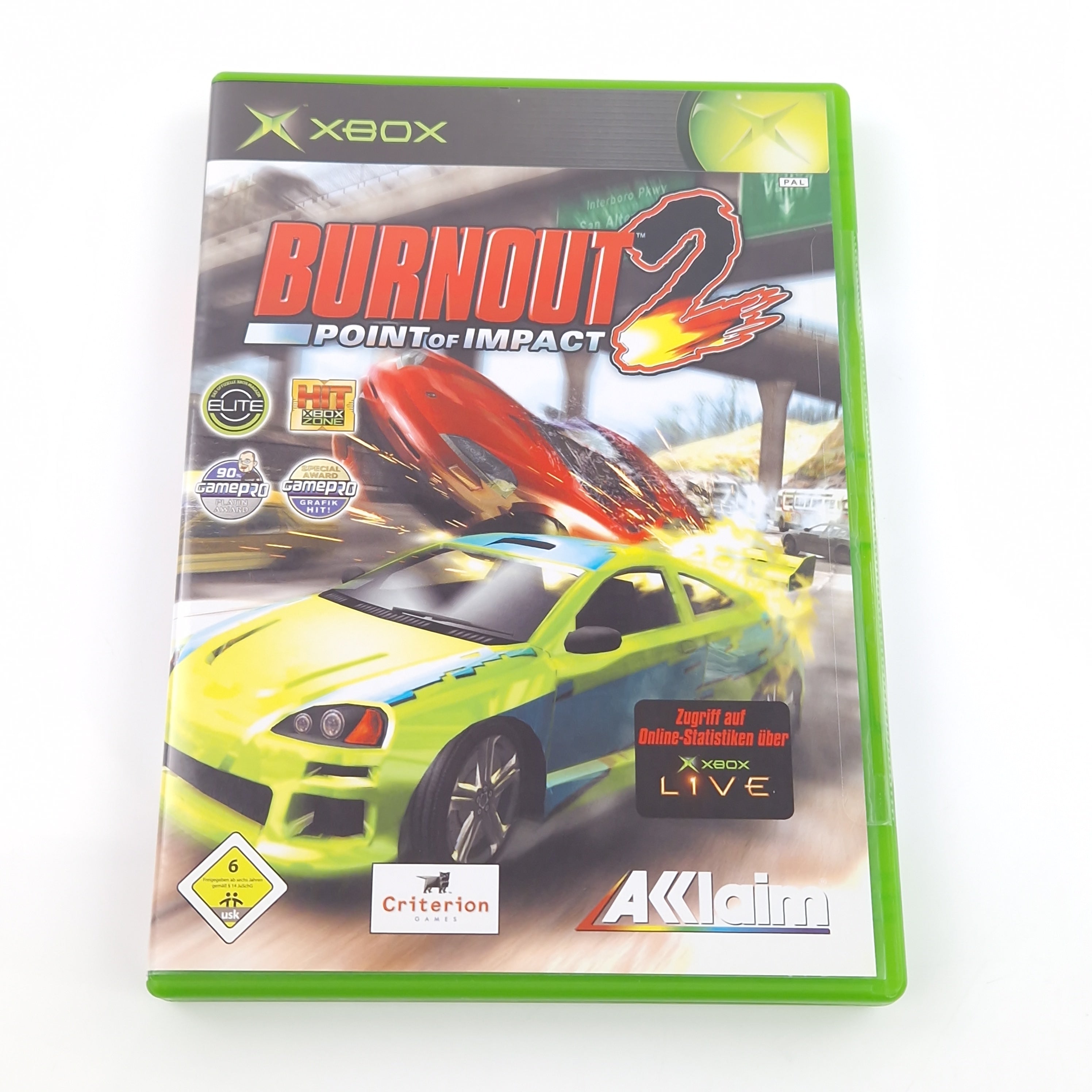 Xbox Classic Spiel – Burnout 2 Point of Impact (OVP)