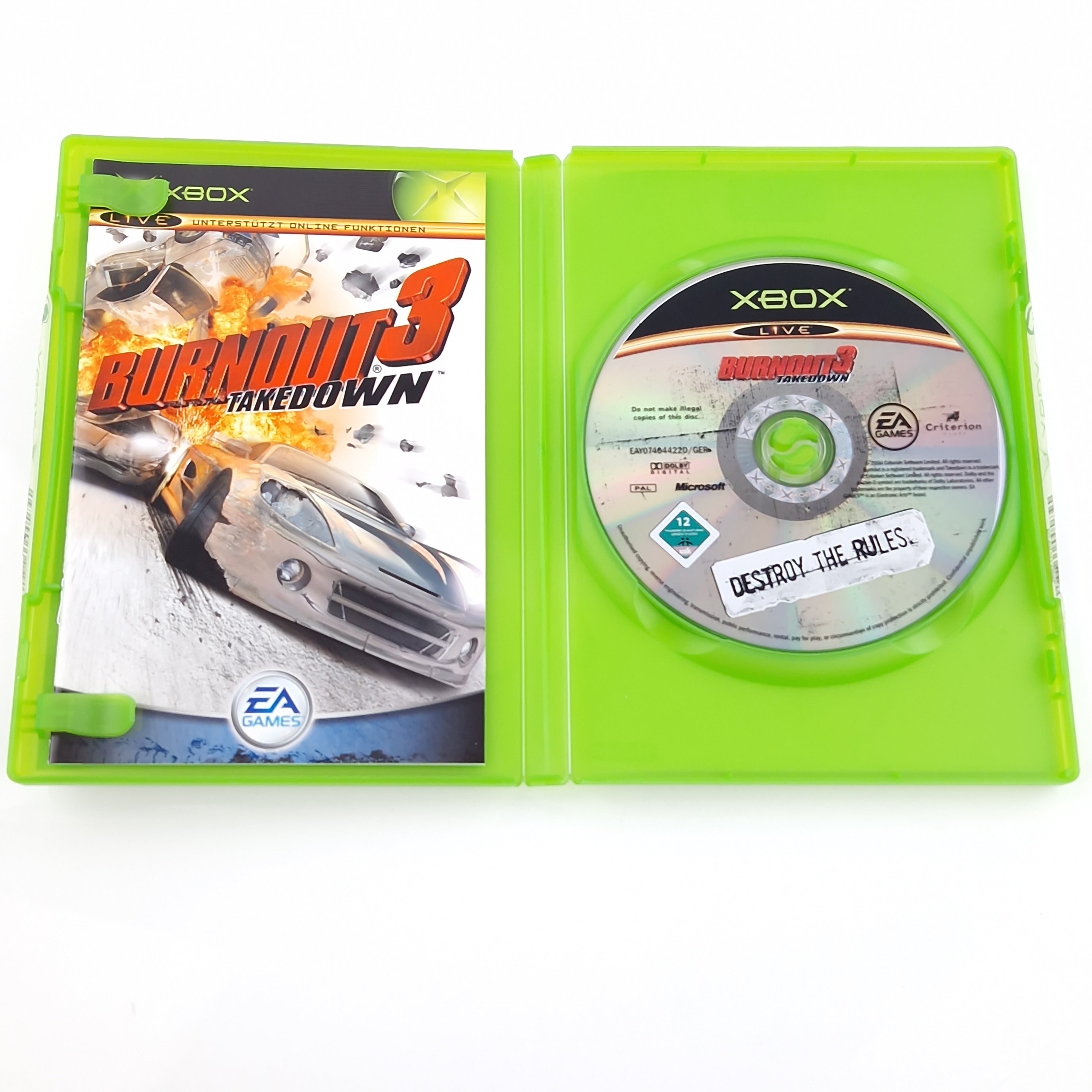 Xbox Classic Spiel – Burnout 3 Takedown (OVP)