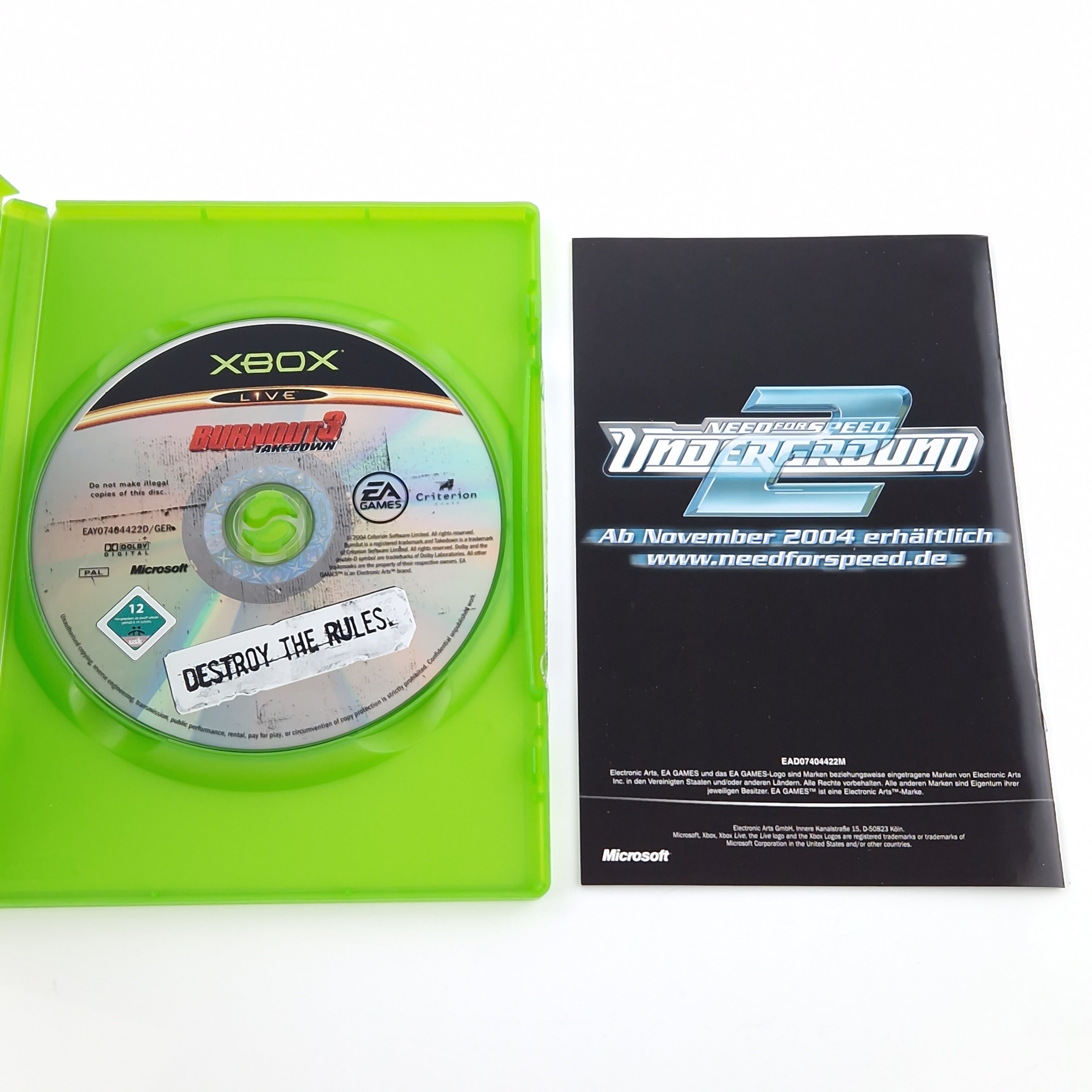 Xbox Classic Spiel – Burnout 3 Takedown (OVP)
