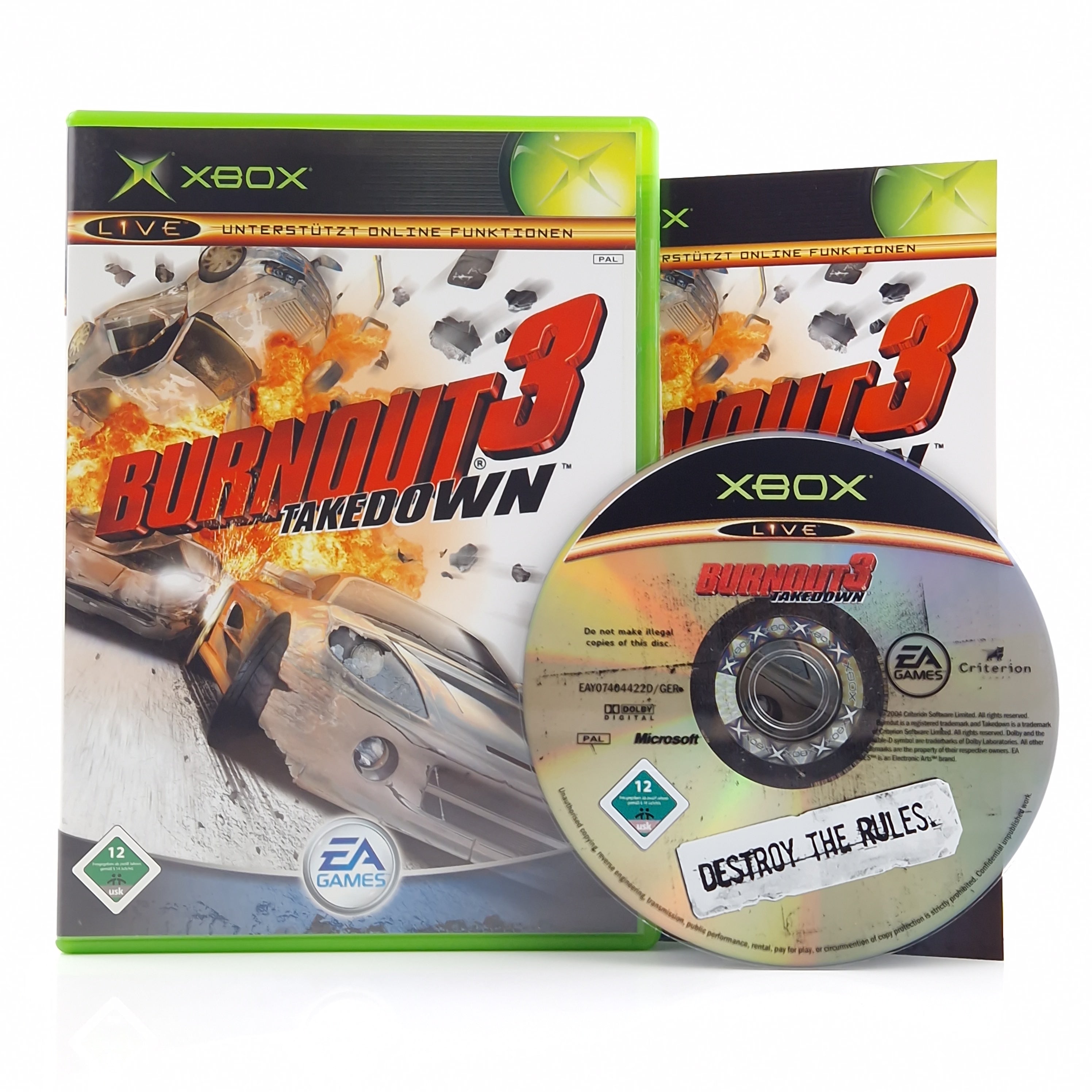 Xbox Classic Spiel – Burnout 3 Takedown (OVP)
