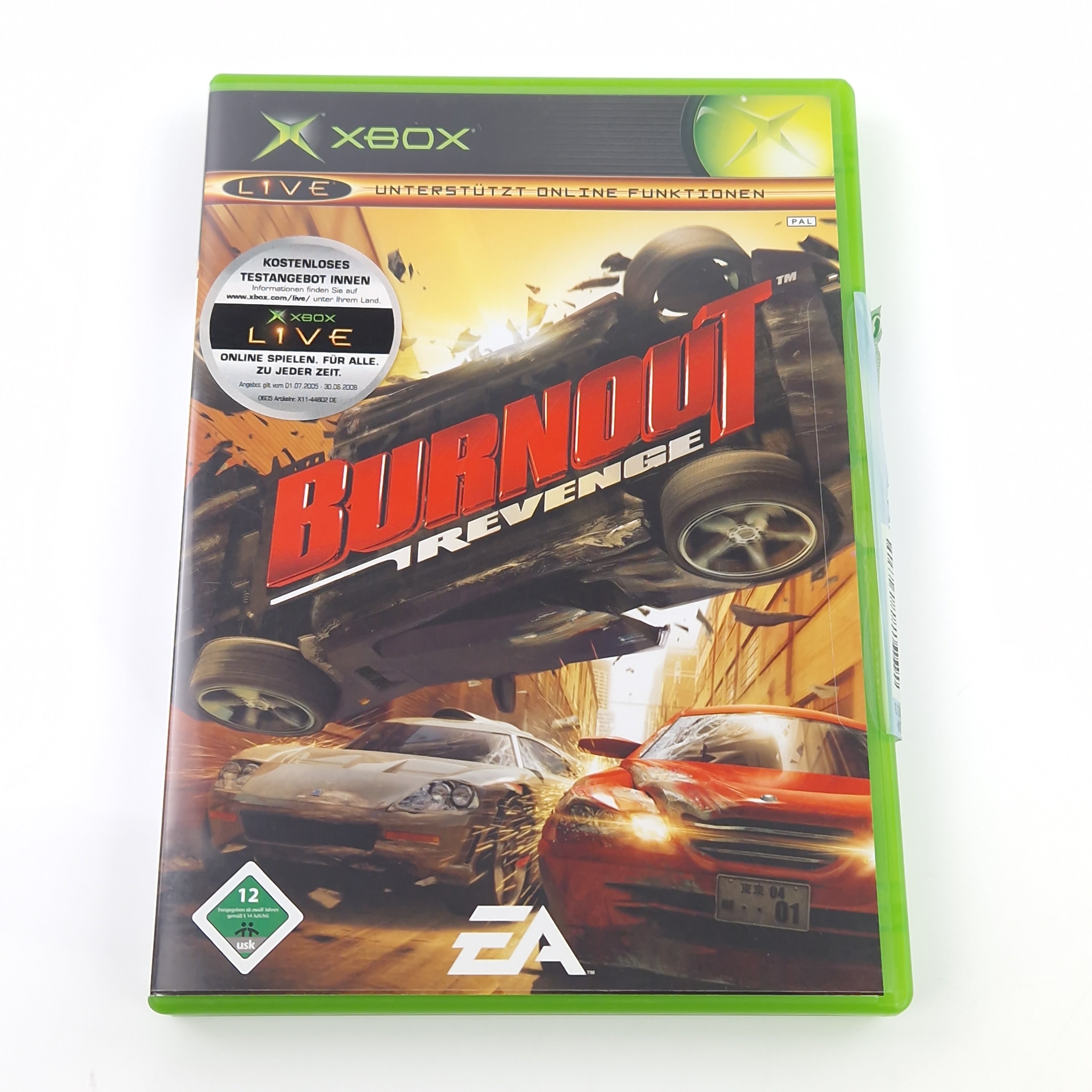 Xbox Classic Spiel – Burnout Revenge (OVP Anleitung)