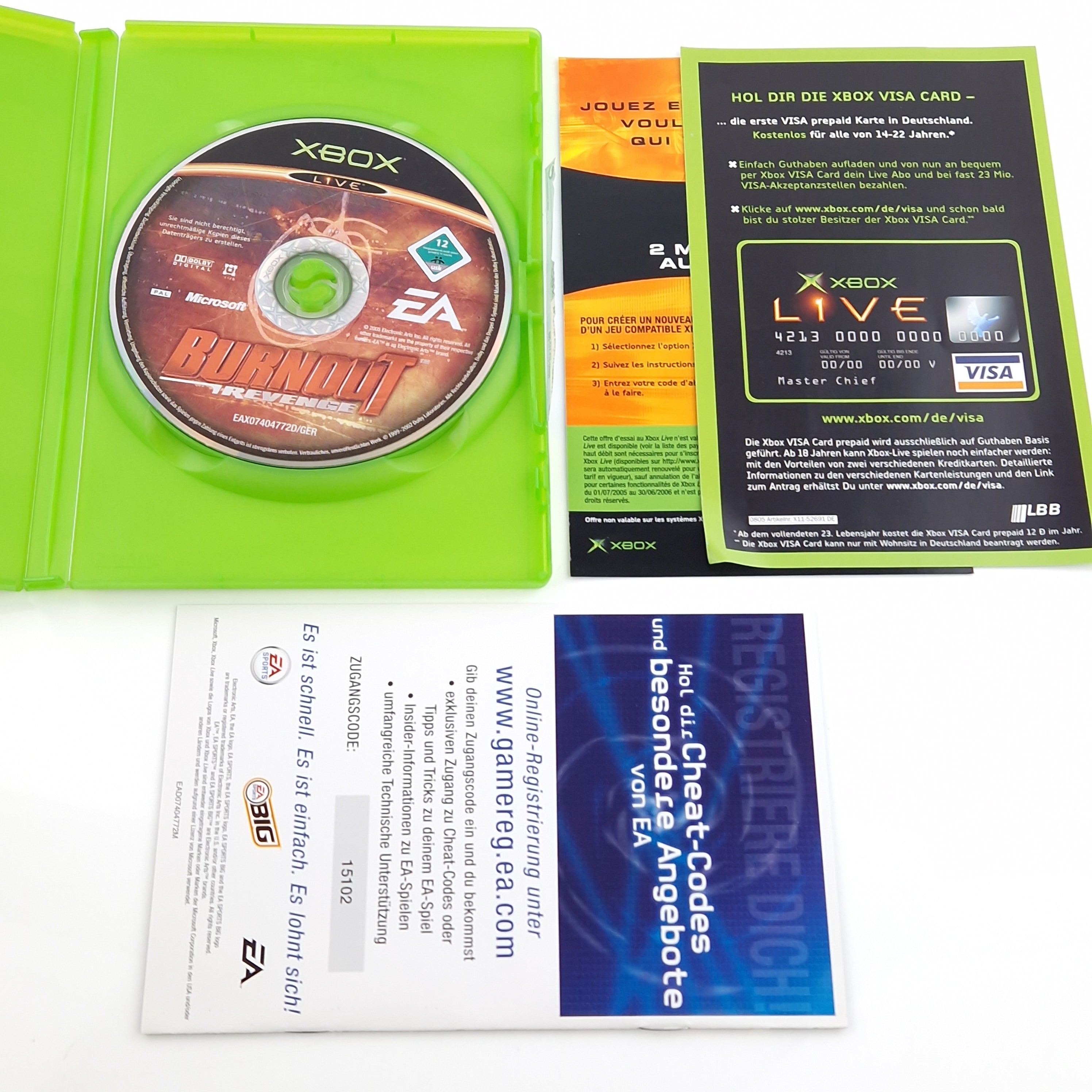 Xbox Classic Spiel – Burnout Revenge (OVP Anleitung)