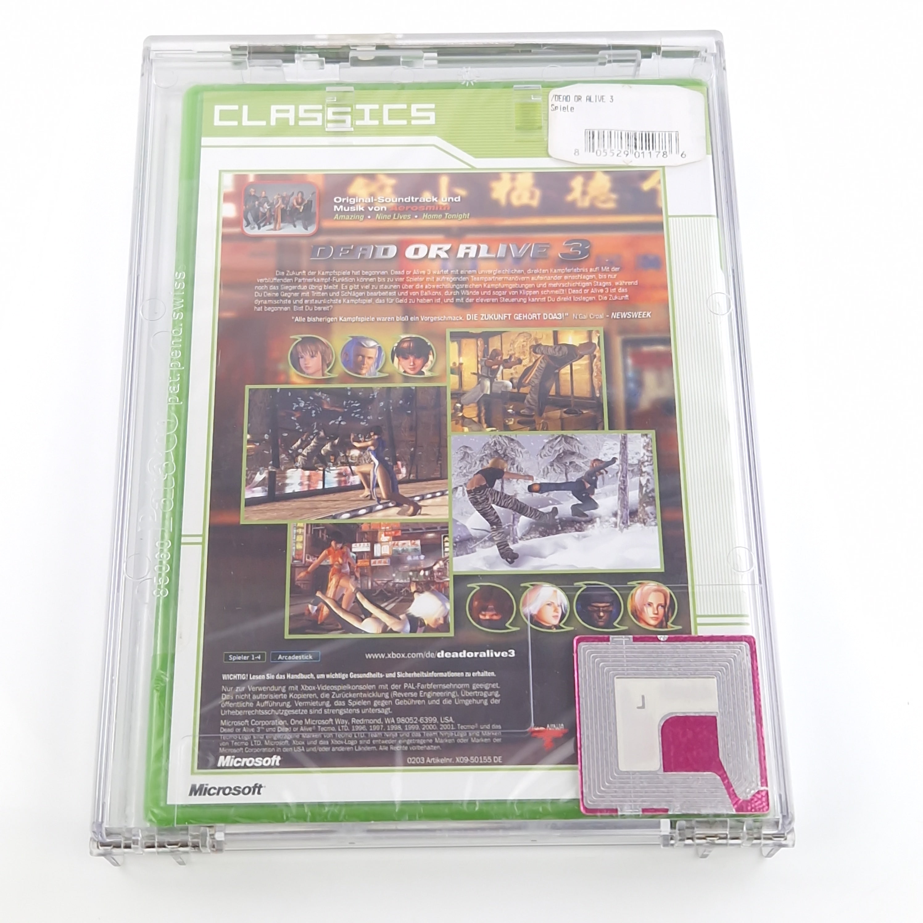 Xbox Classic Spiel – Dead or Alive 3 Pataco Box Neu PAL
