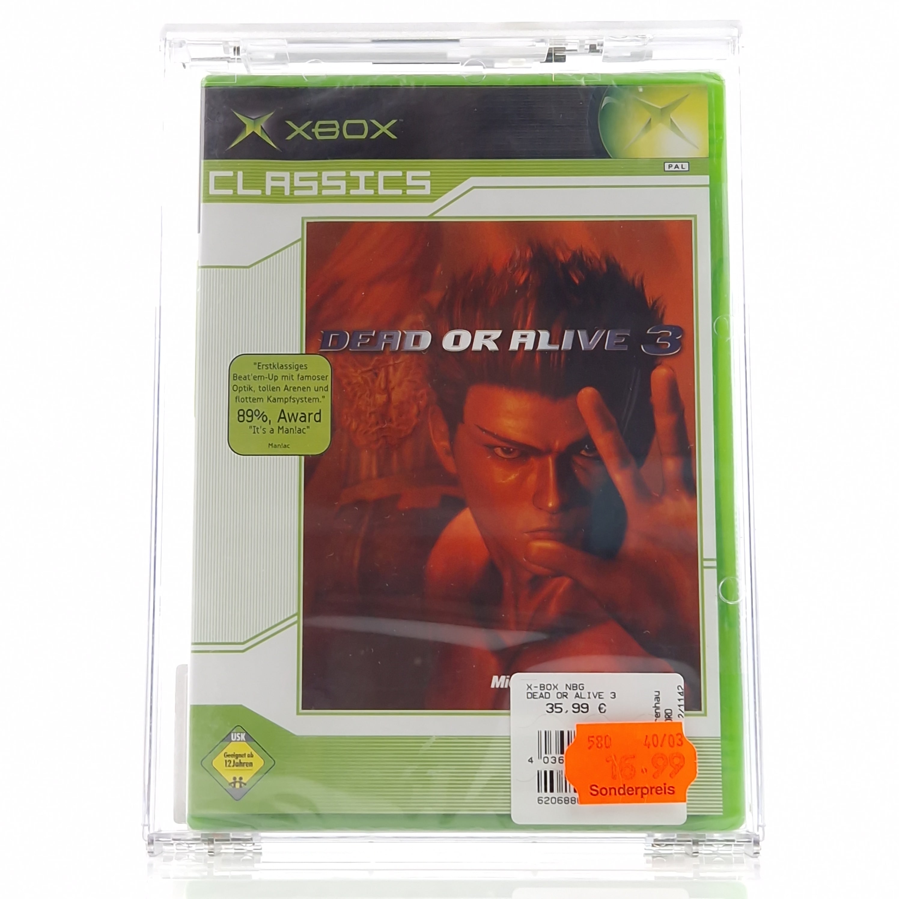 Xbox Classic Spiel – Dead or Alive 3 Pataco Box Neu PAL