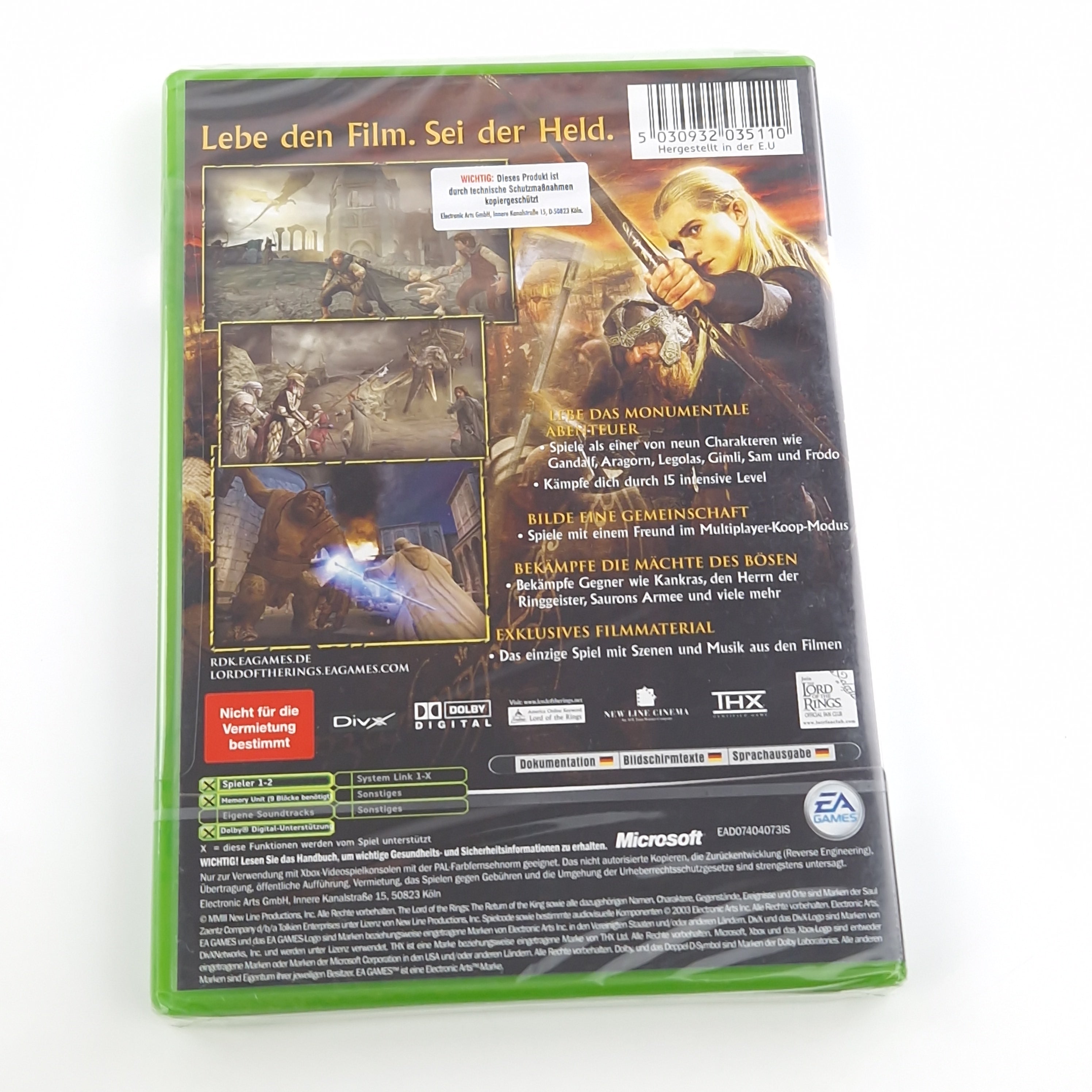Xbox Classic Spiel – Der Herr der Ringe Rückkehr (Neu OVP)