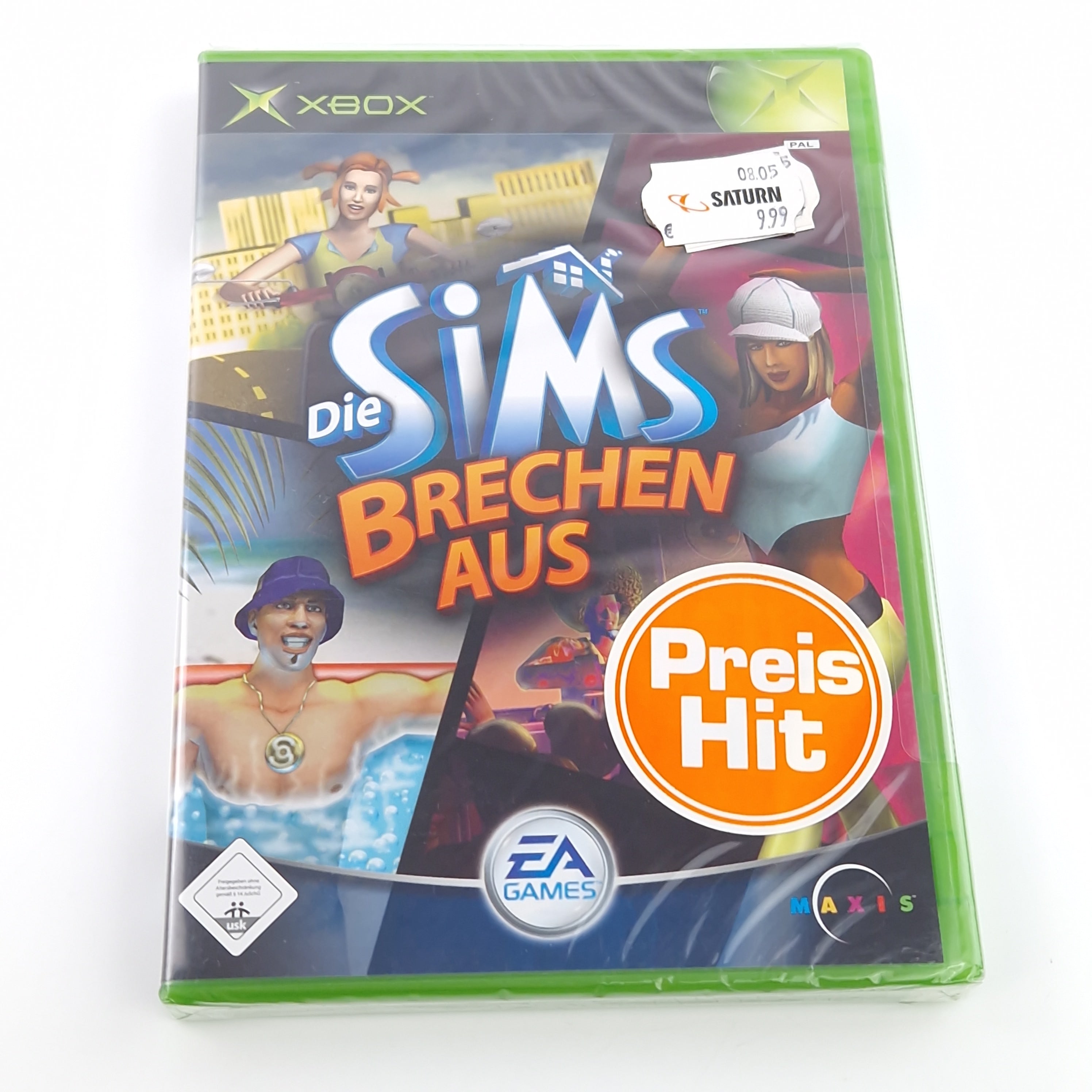 Xbox Classic Spiel – Die Sims brechen aus Neu OVP PAL