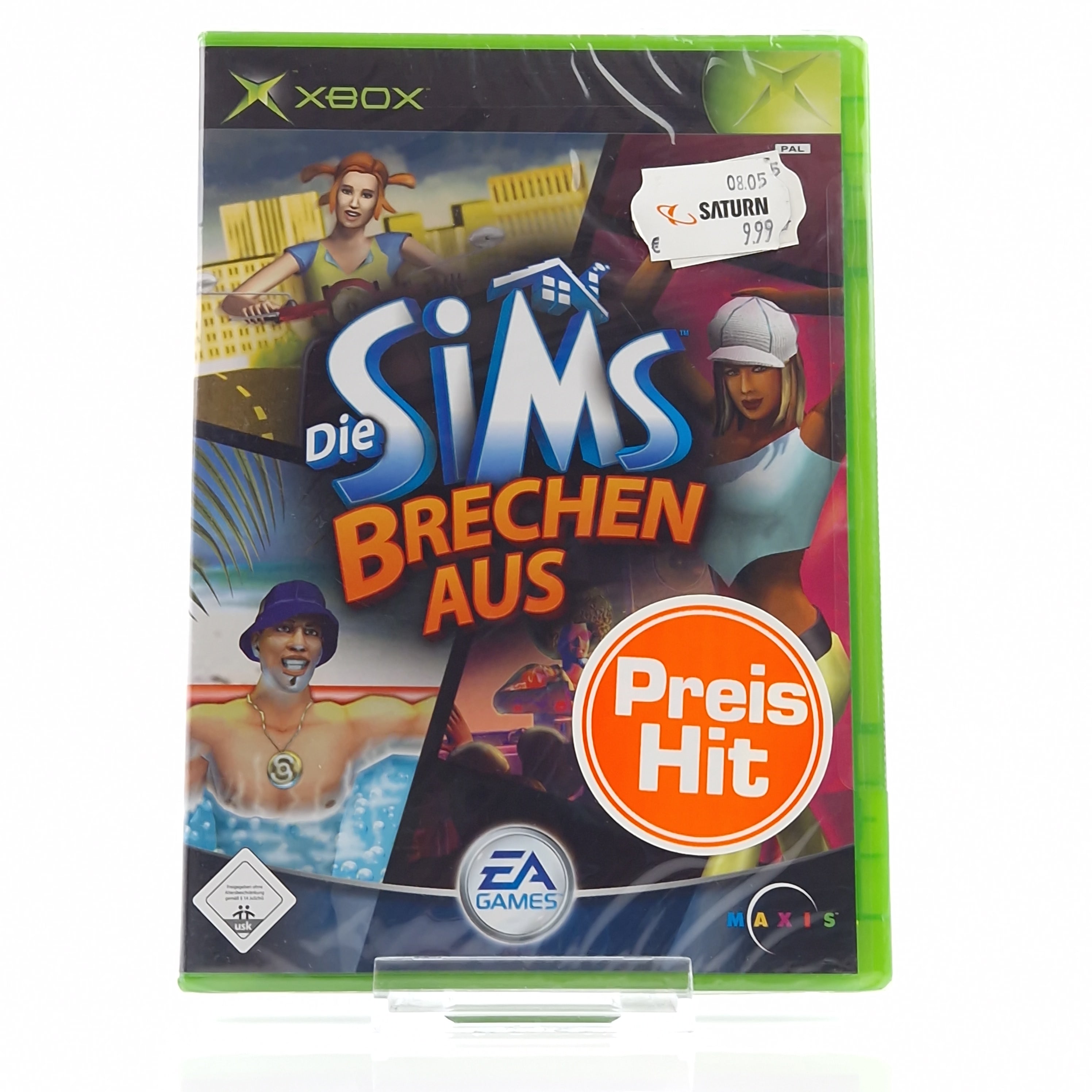 Xbox Classic Spiel – Die Sims brechen aus Neu OVP PAL
