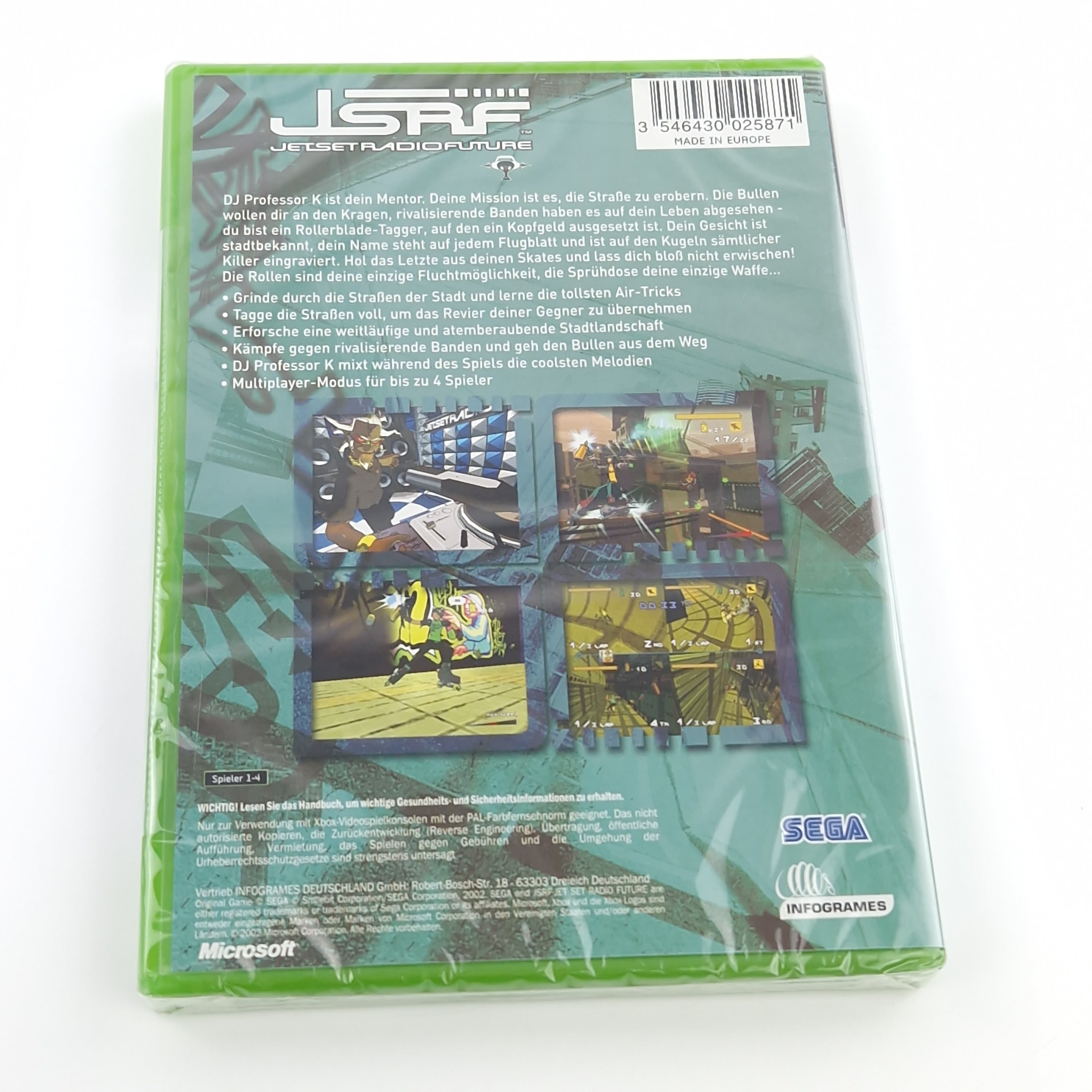 Xbox Classic Spiel – Jetset Radio Future JSRF (Neu PAL)